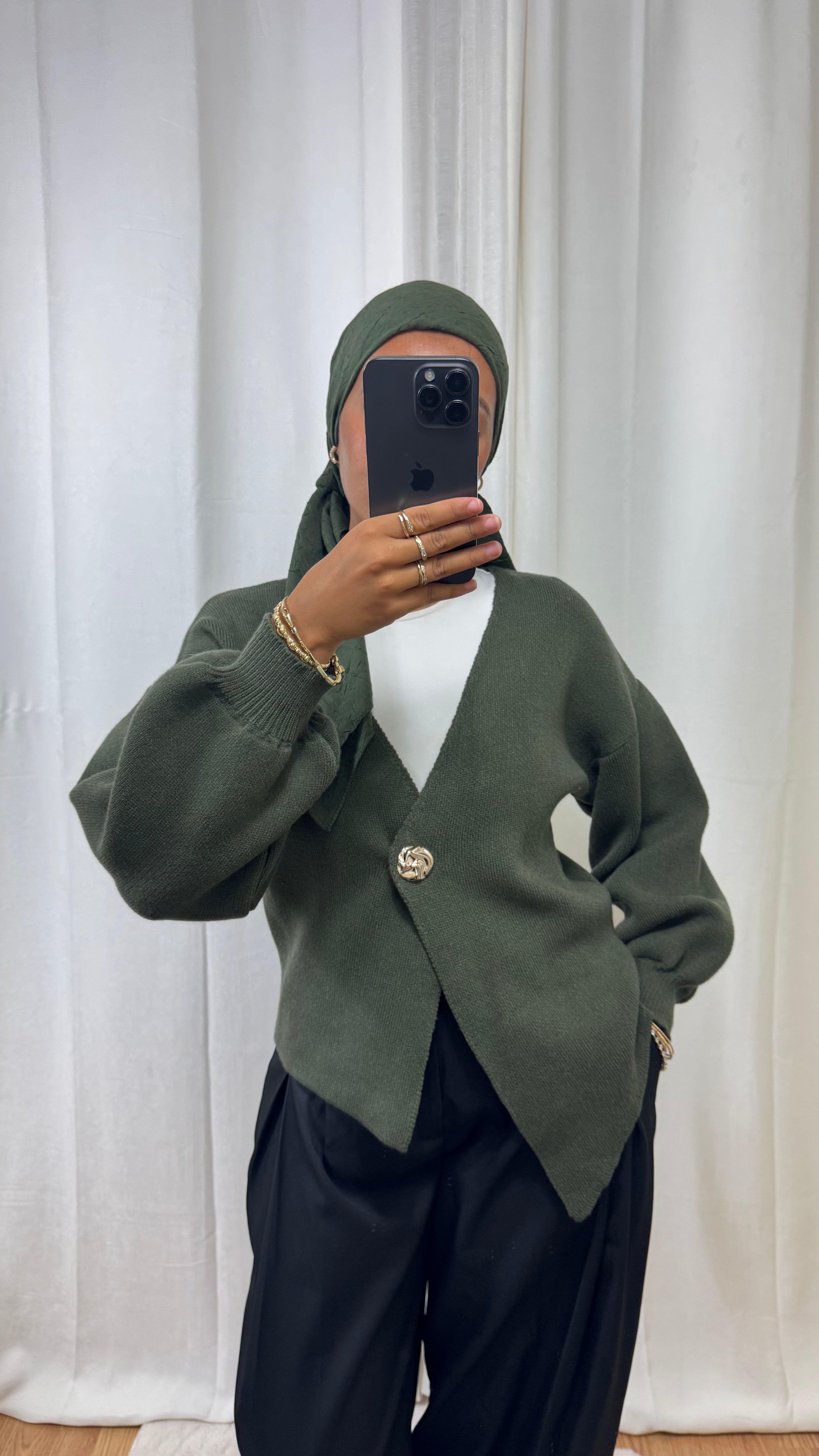 CARDIGAN - KAKI