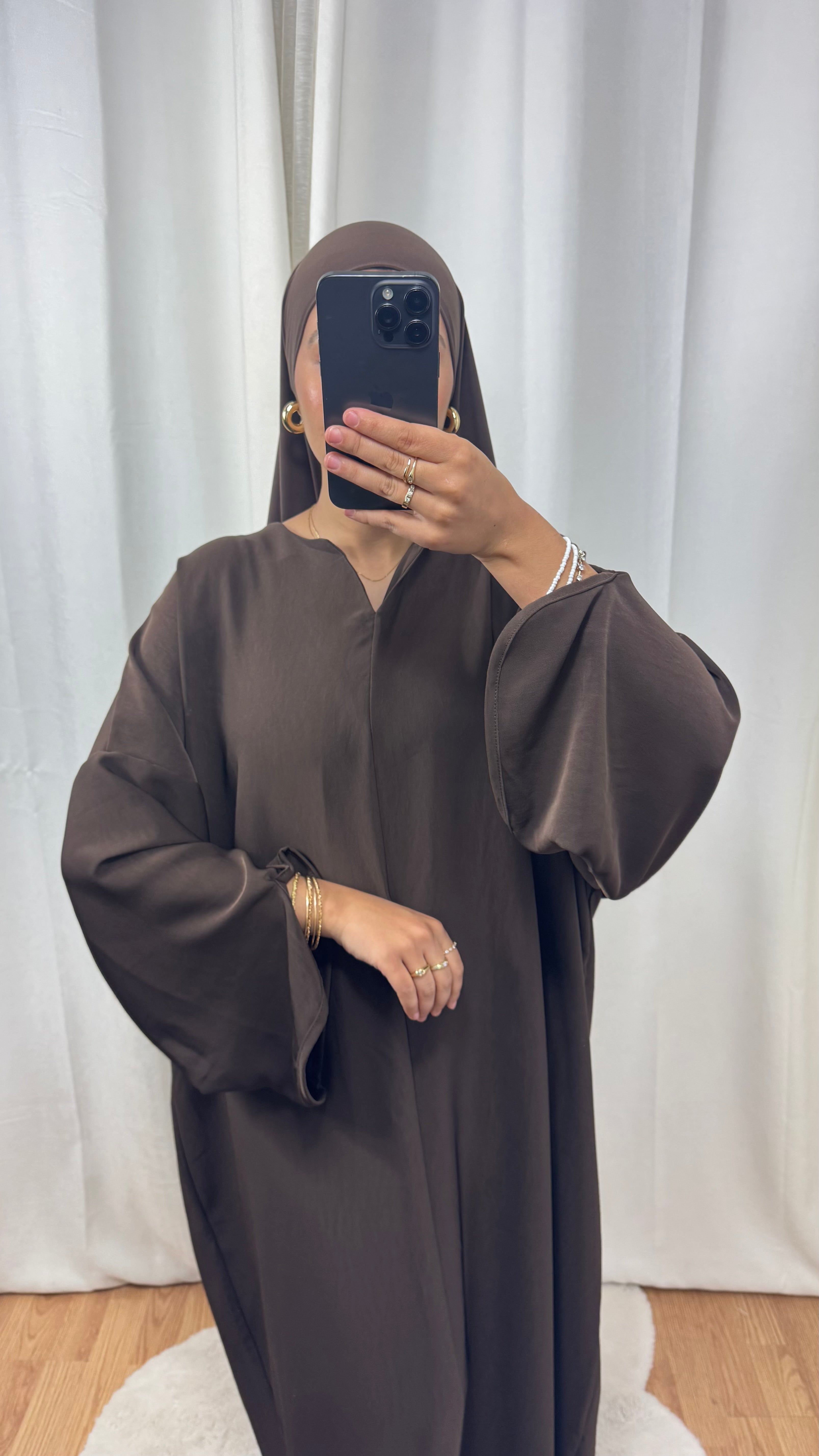 ABAYA DISTINGUÉE - CHOCOLAT