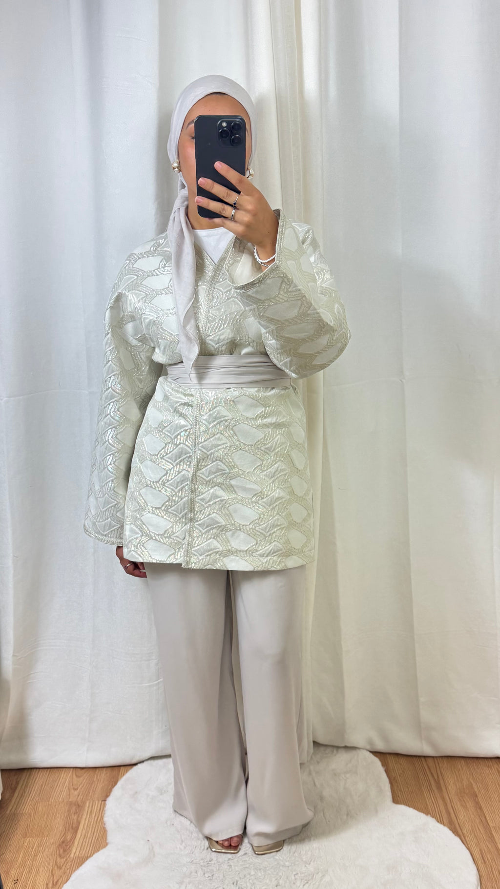 ENSEMBLE MALAK 4 PIÈCES - BEIGE