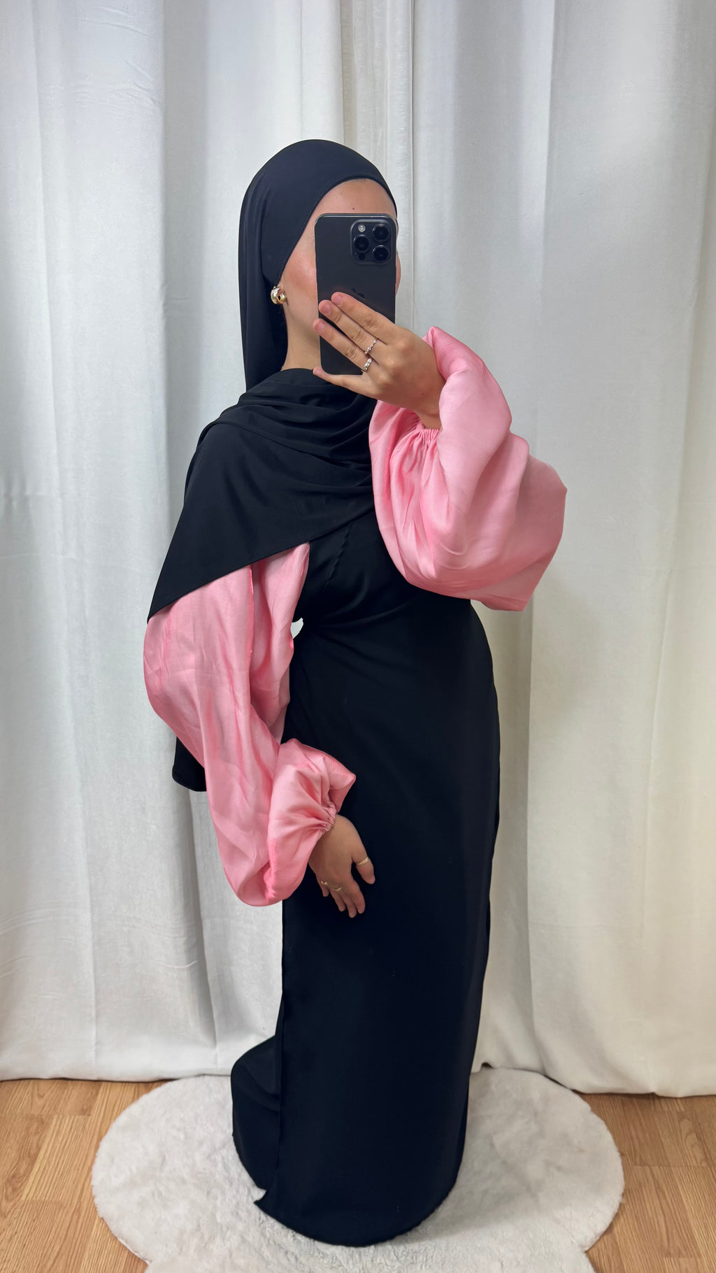 CRÉATION CACHE COEUR NIHAL - ROSE NOIR