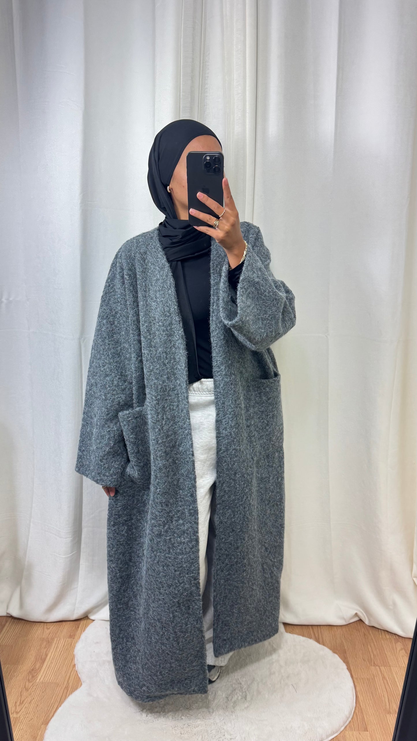 MANTEAU ANNAËL - GRIS