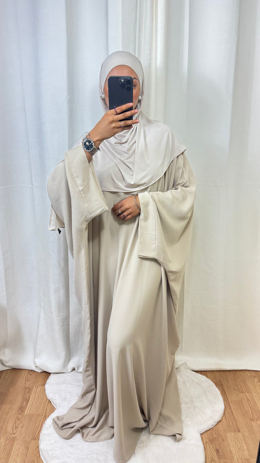 ABAYA SAOUDIENNE ELEGANCE - BEIGE