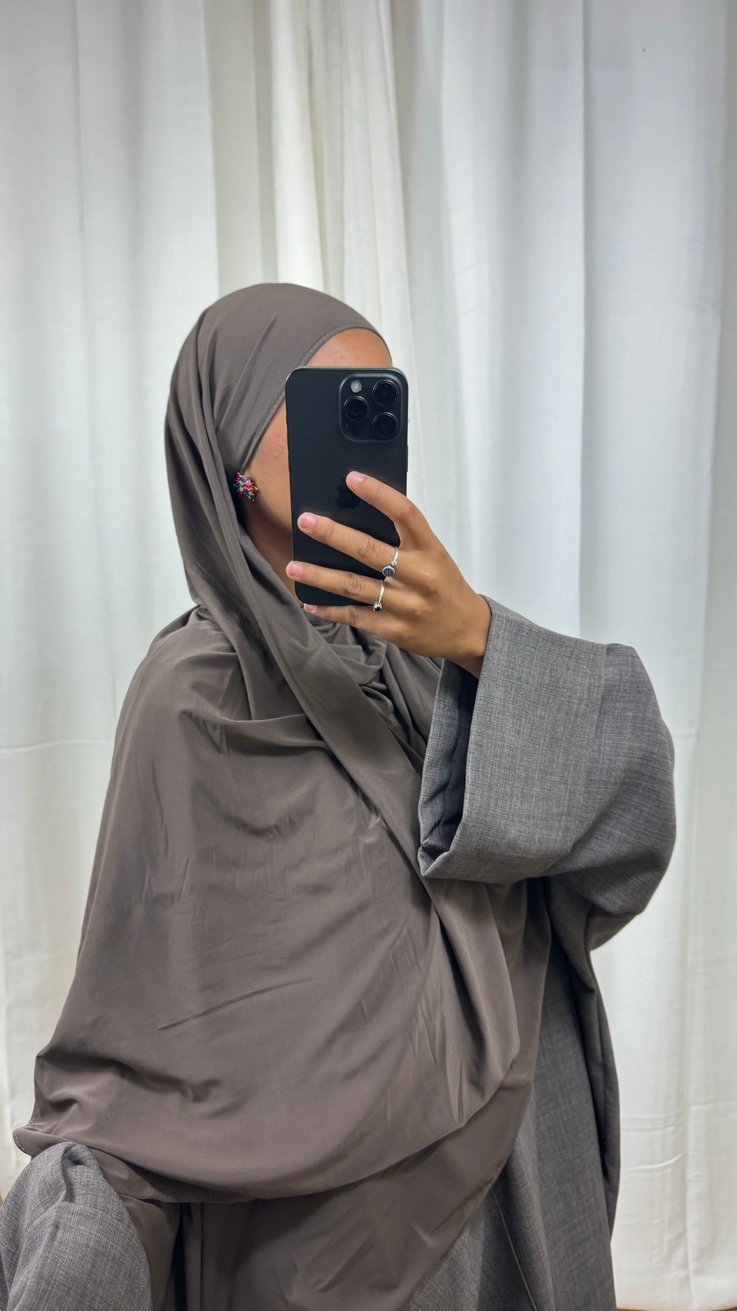 HIJAB JERSEY PREMIUM - TAUPE