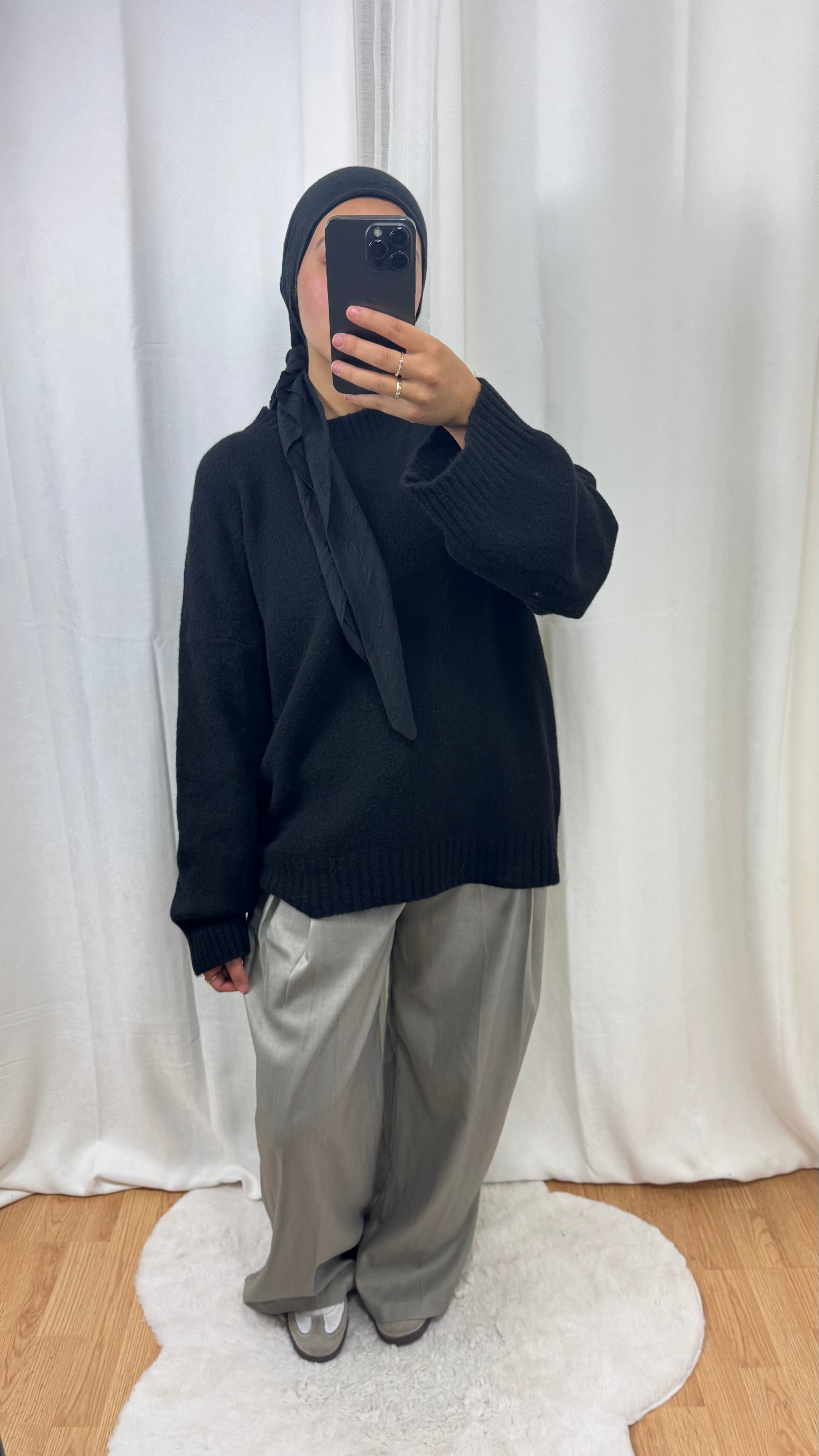 PULL CACHEMIRE - NOIR