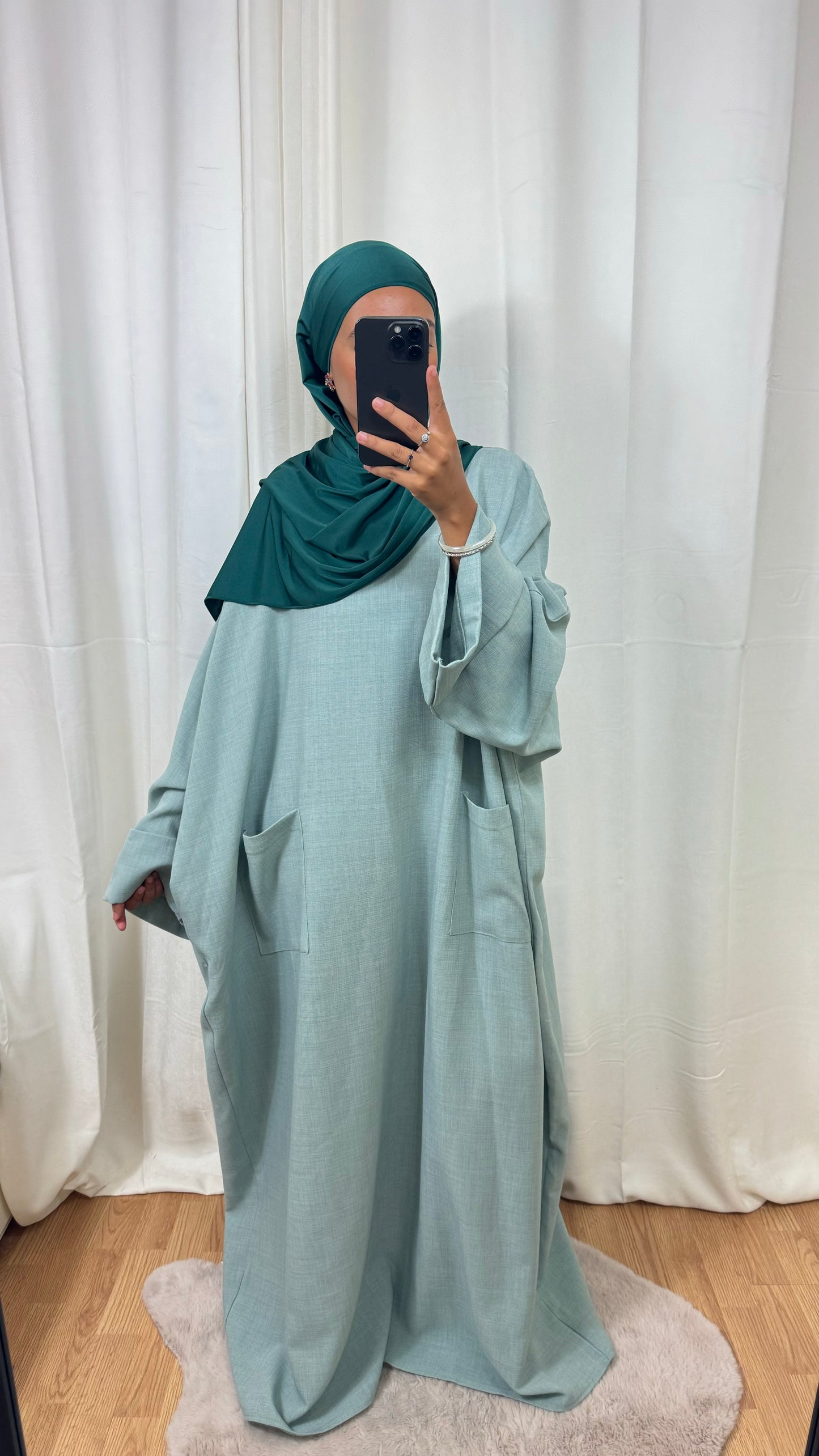 ABAYA AMBRE - VERT D’EAU