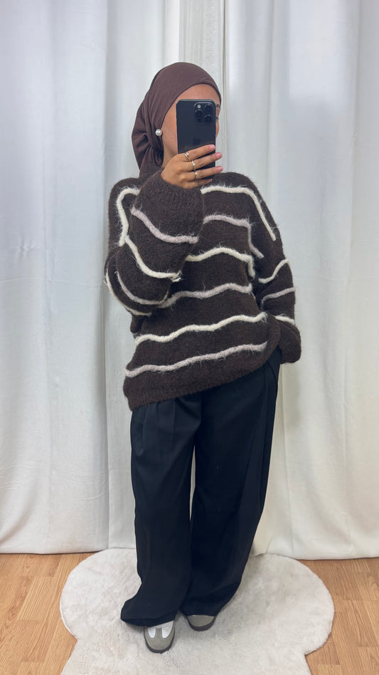 PULL MARRON