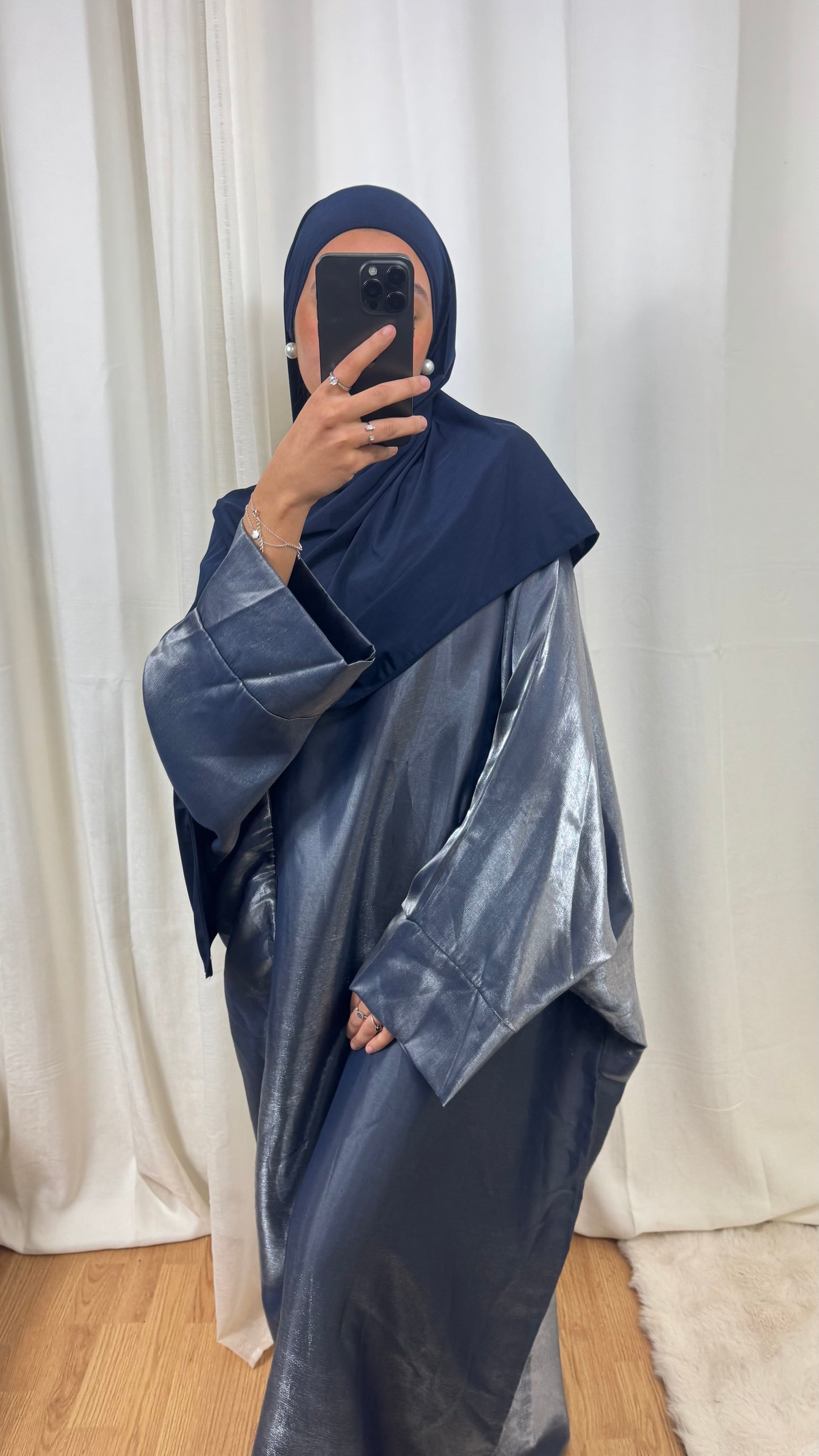 ABAYA KHALEEDJI - BLEU MARINE