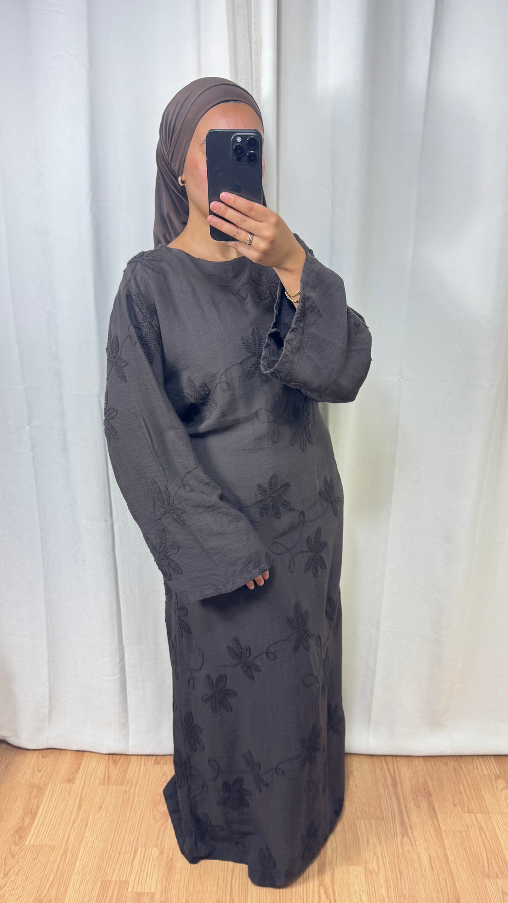 ROBE YNES - CHOCOLAT