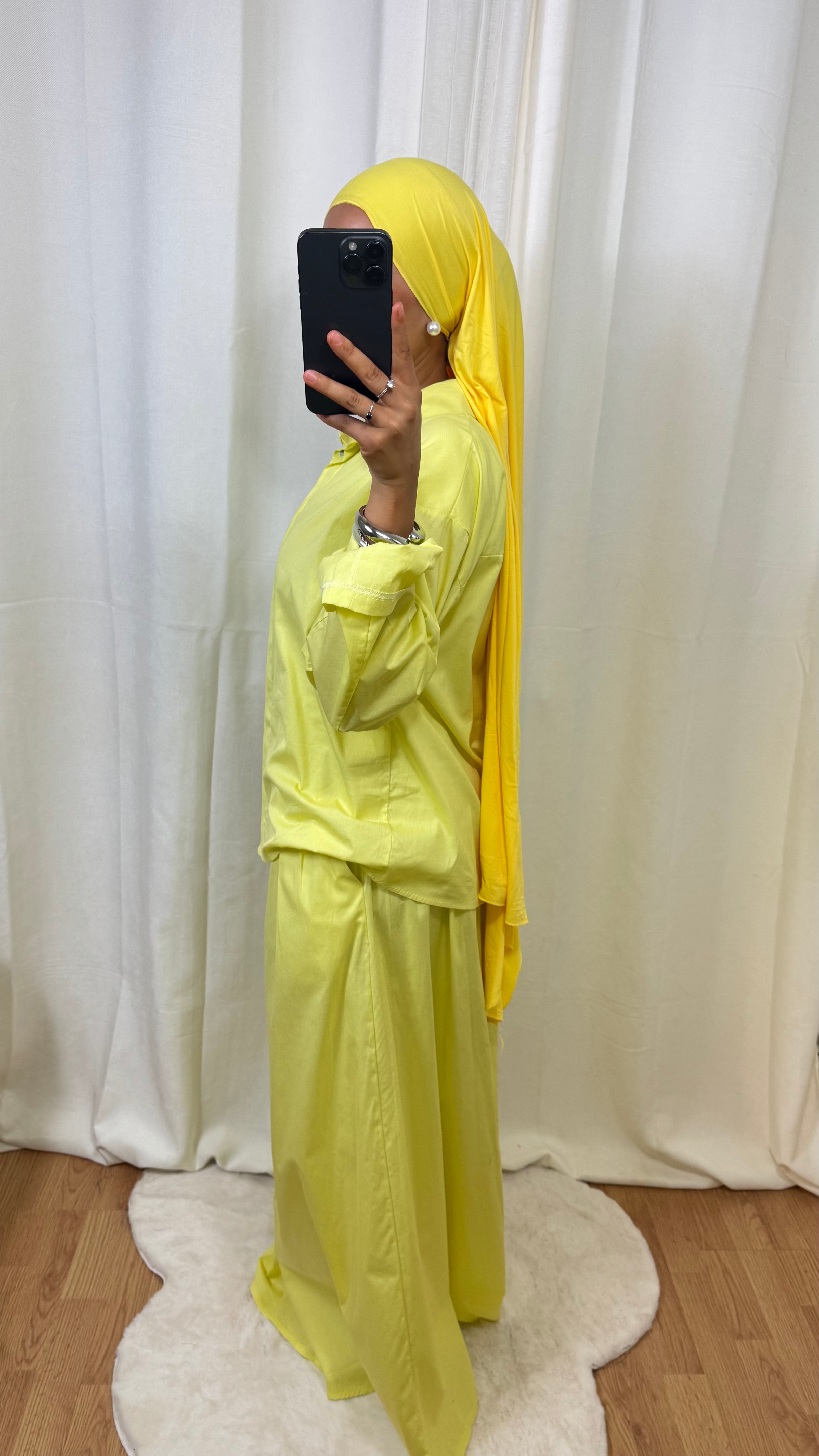 ENSEMBLE POPELINE - JAUNE