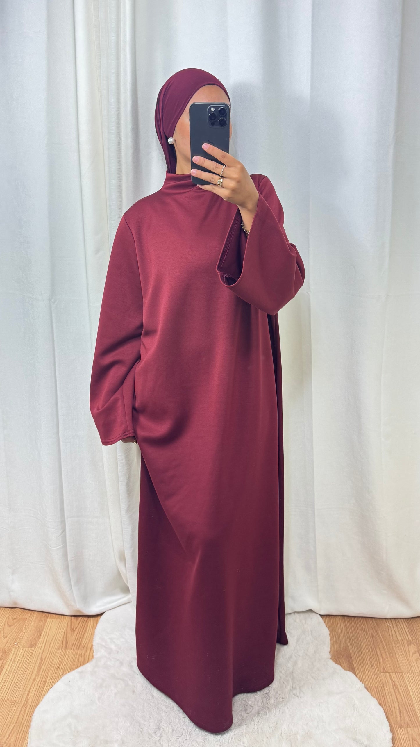 ABAYA HIVER - BORDEAUX