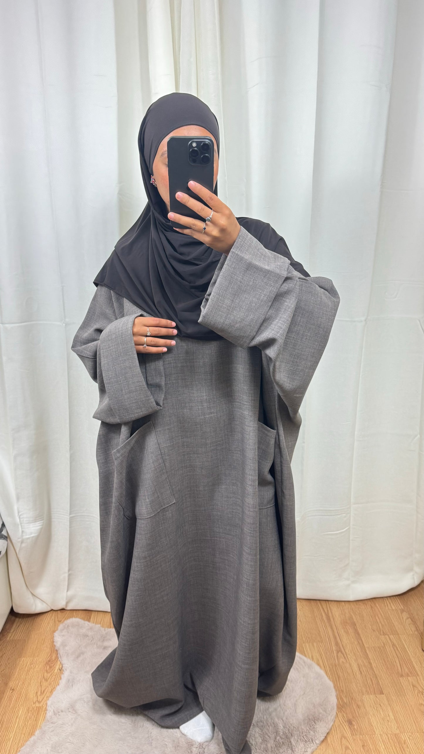 ABAYA AMBRE - TAUPE