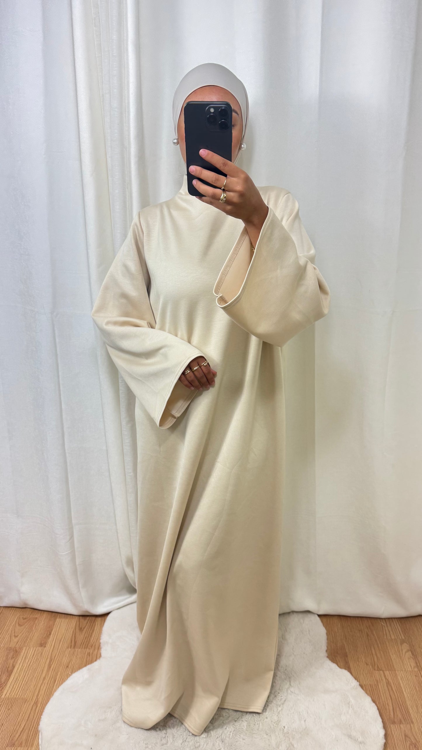 ABAYA HIVER - BEIGE