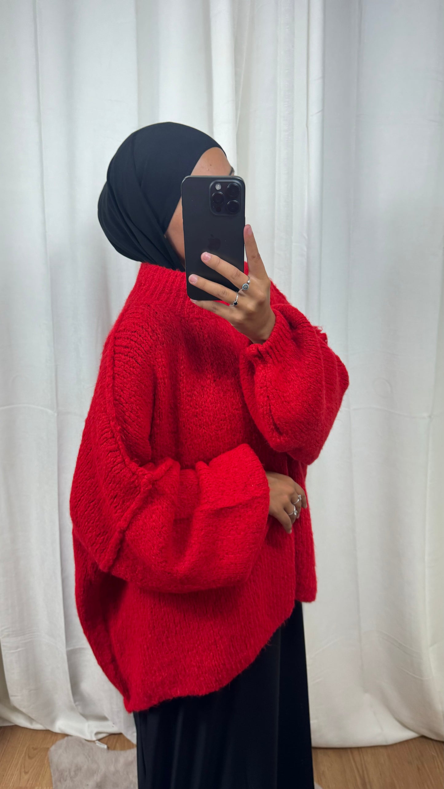 PULL LOLA - ROUGE