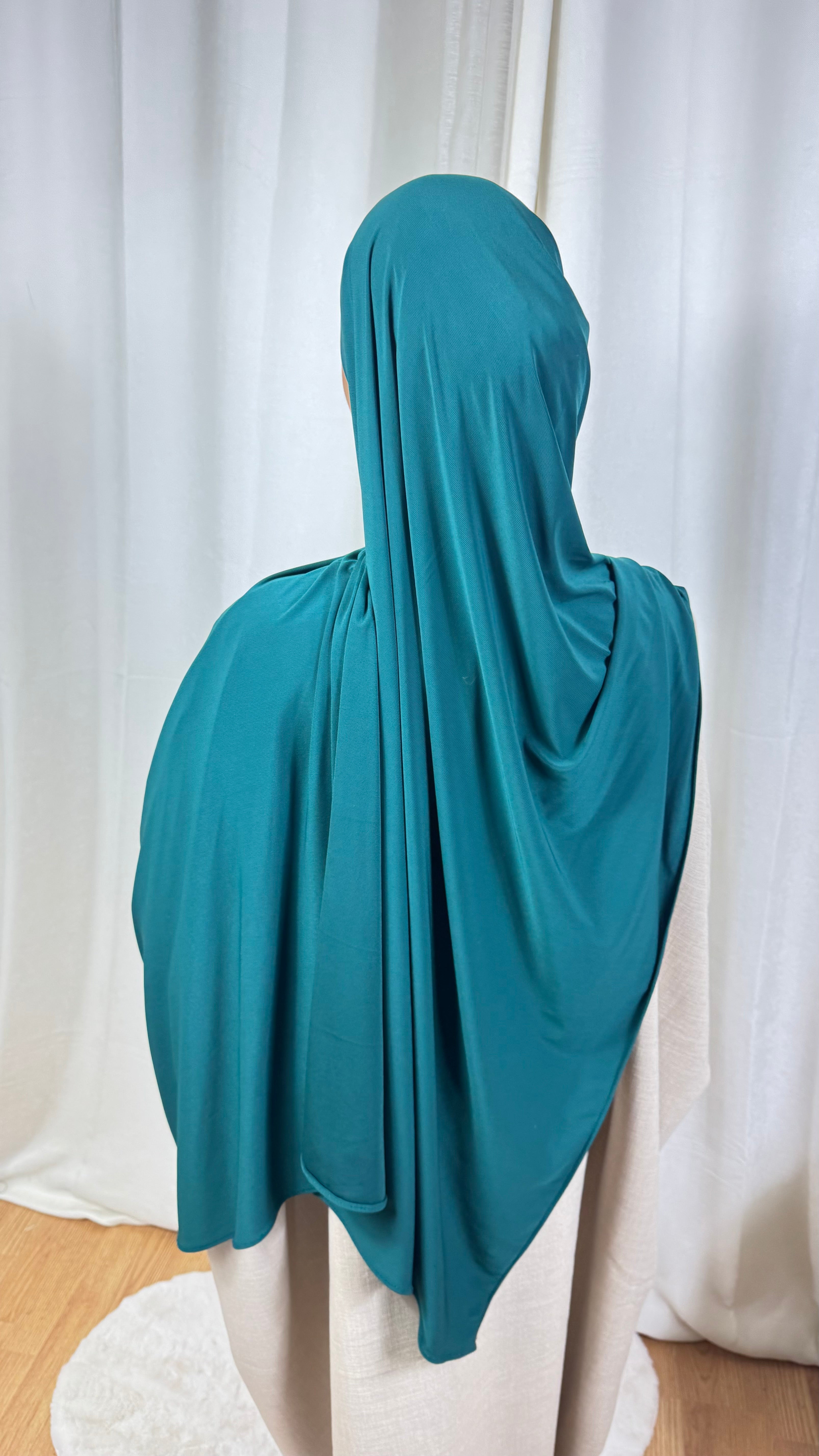 HIJAB JERSEY PREMIUM - VERT ÉMEURAUDE