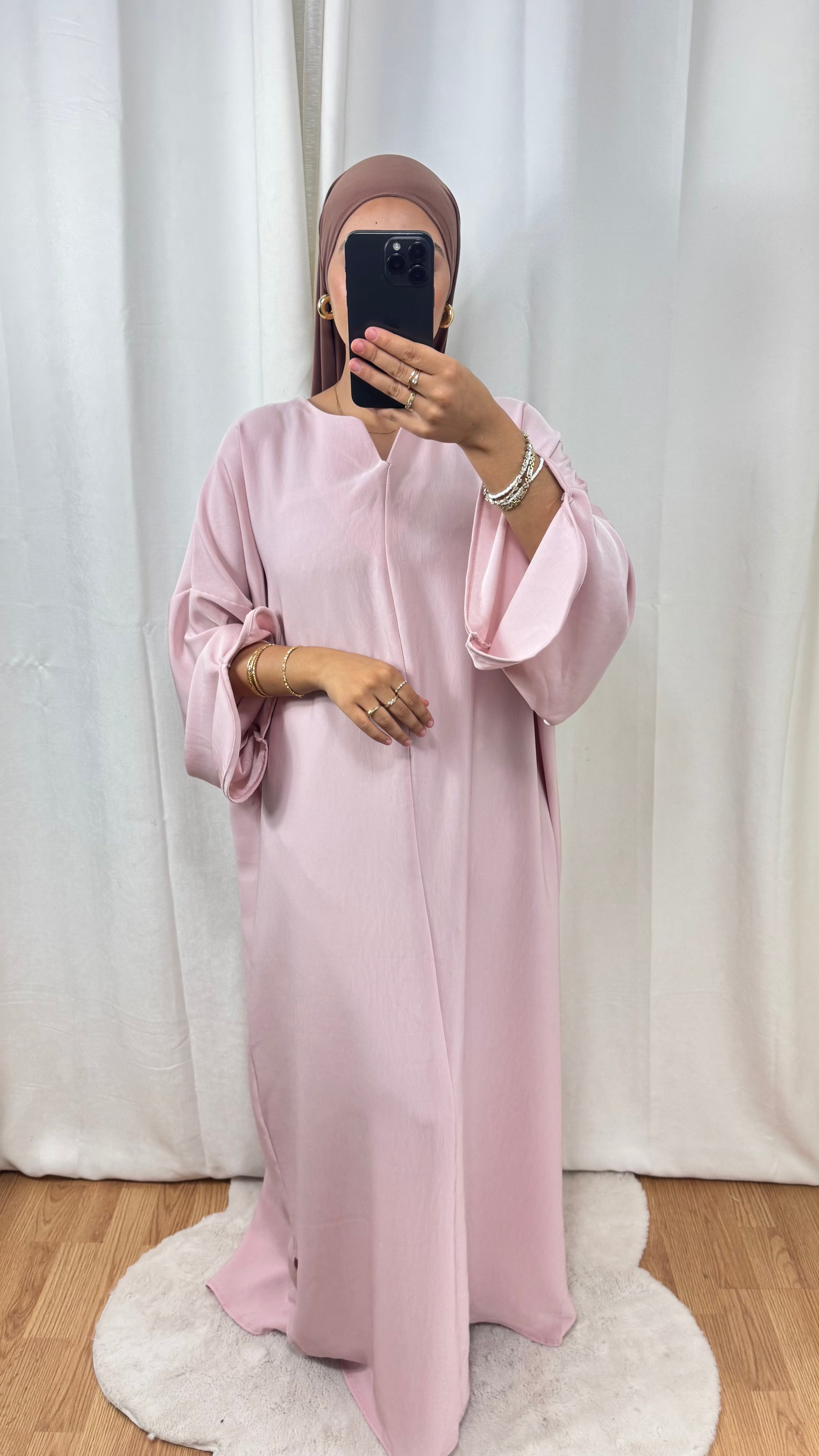 ABAYA DISTINGUÉE - ROSE