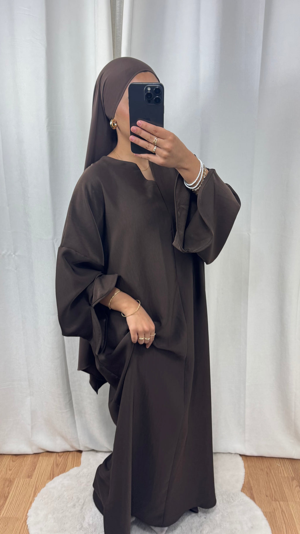ABAYA DISTINGUÉE - CHOCOLAT