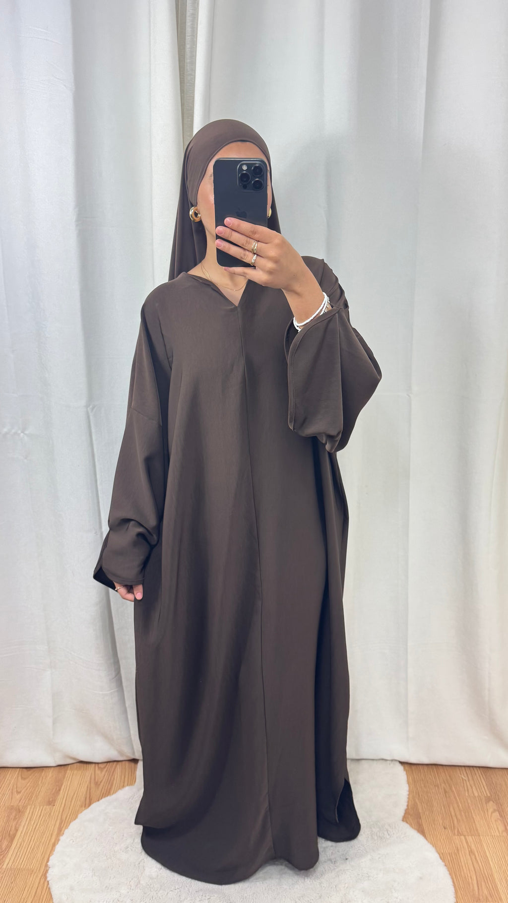 ABAYA DISTINGUÉE - CHOCOLAT