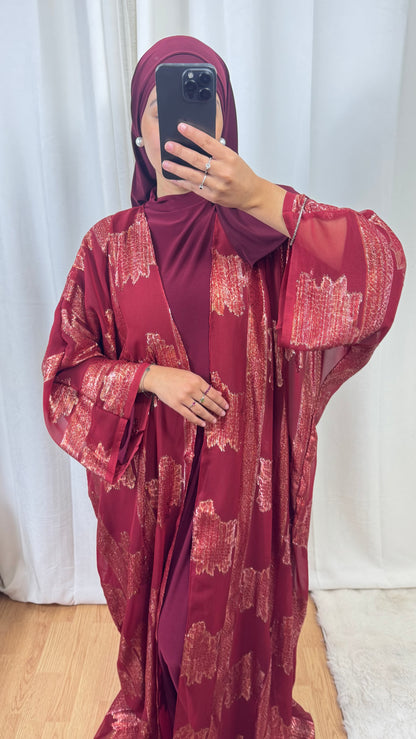 KIMONO EDENN CRÉATION - BORDEAUX