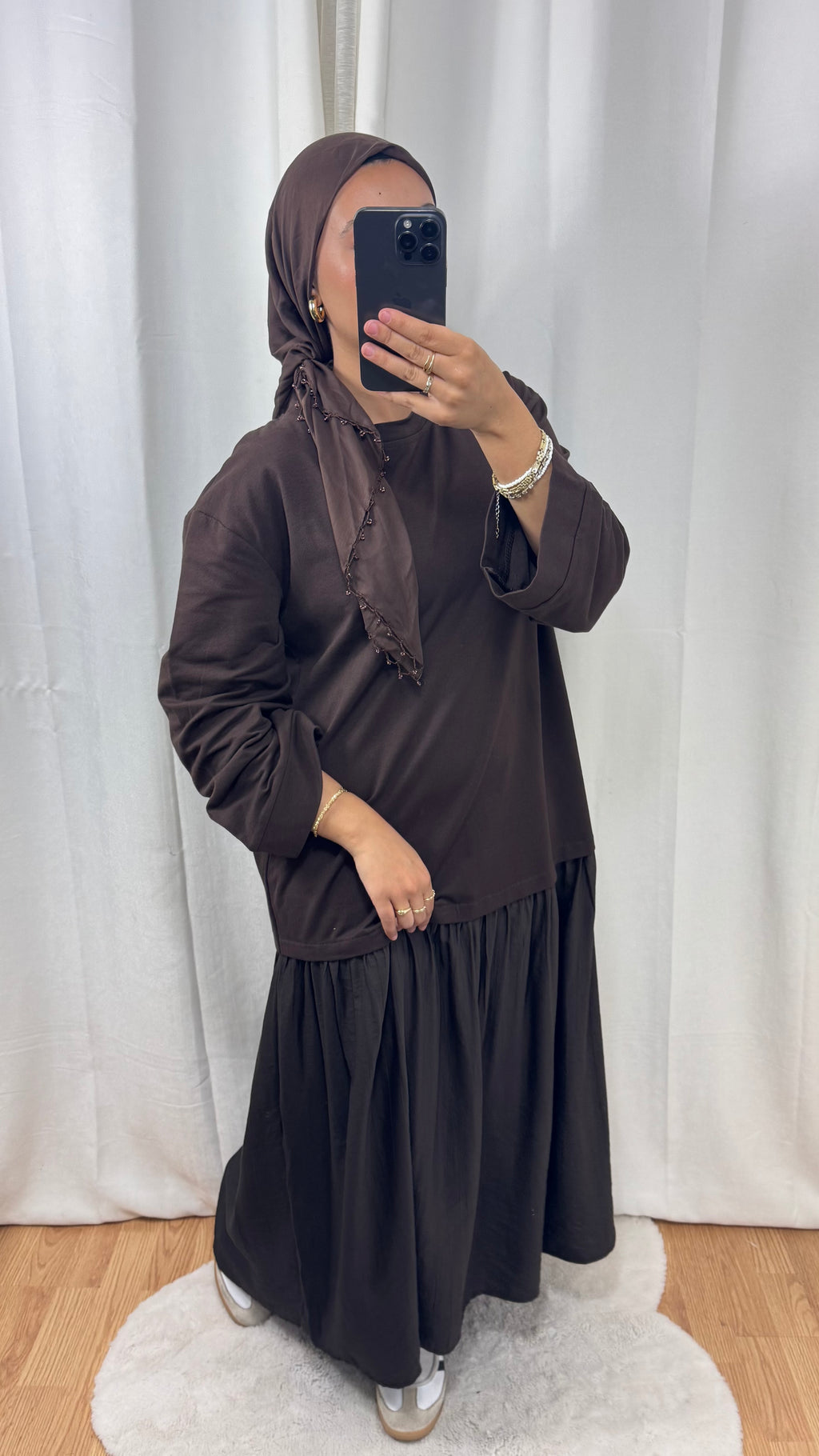 ROBE ARIA - CHOCOLAT