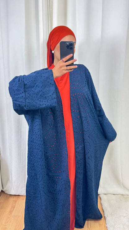 KIMONO CRÉATION ZAHRA - BLEU MARINE