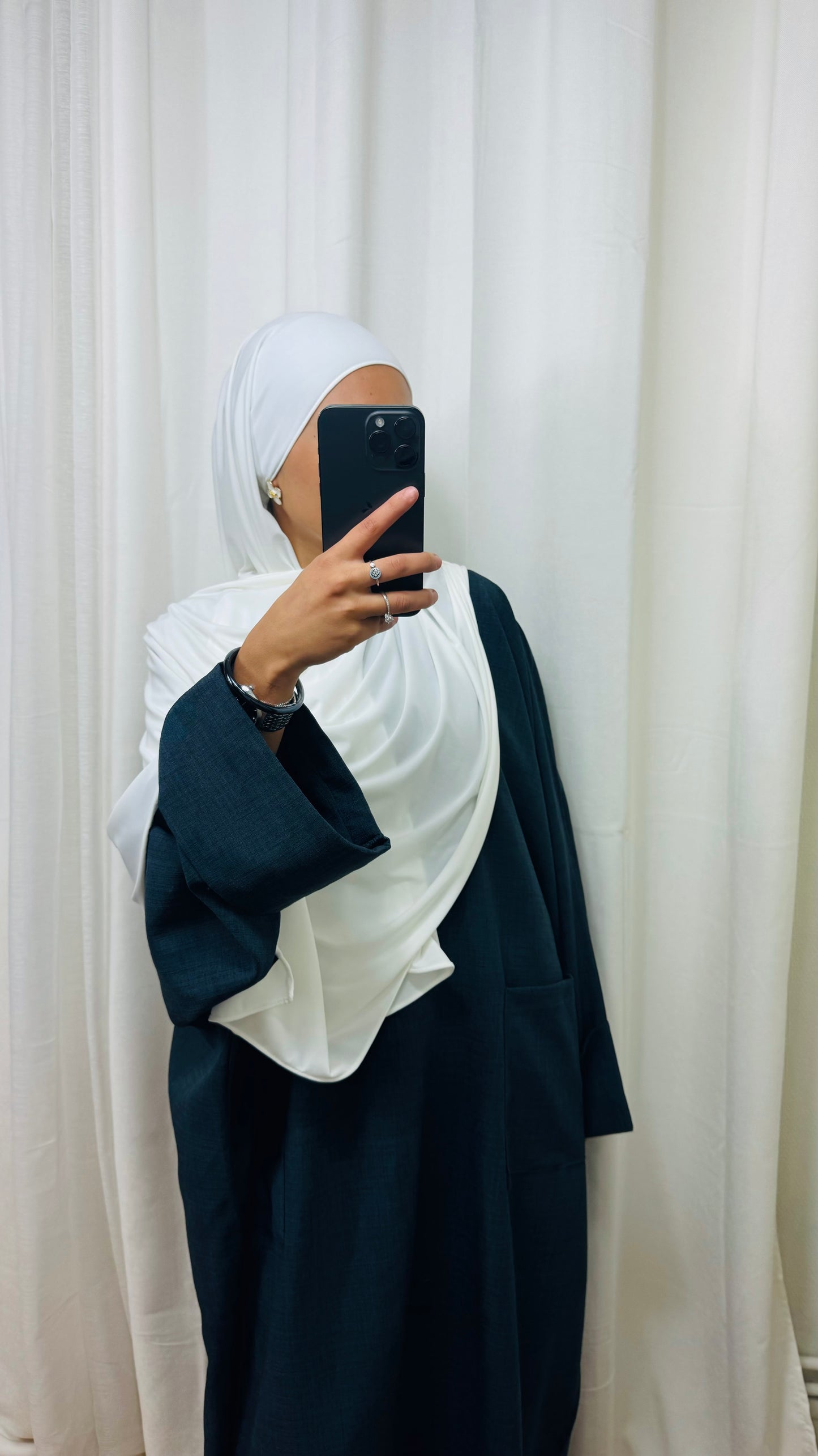 HIJAB JERSEY PREMIUM - CRÈME