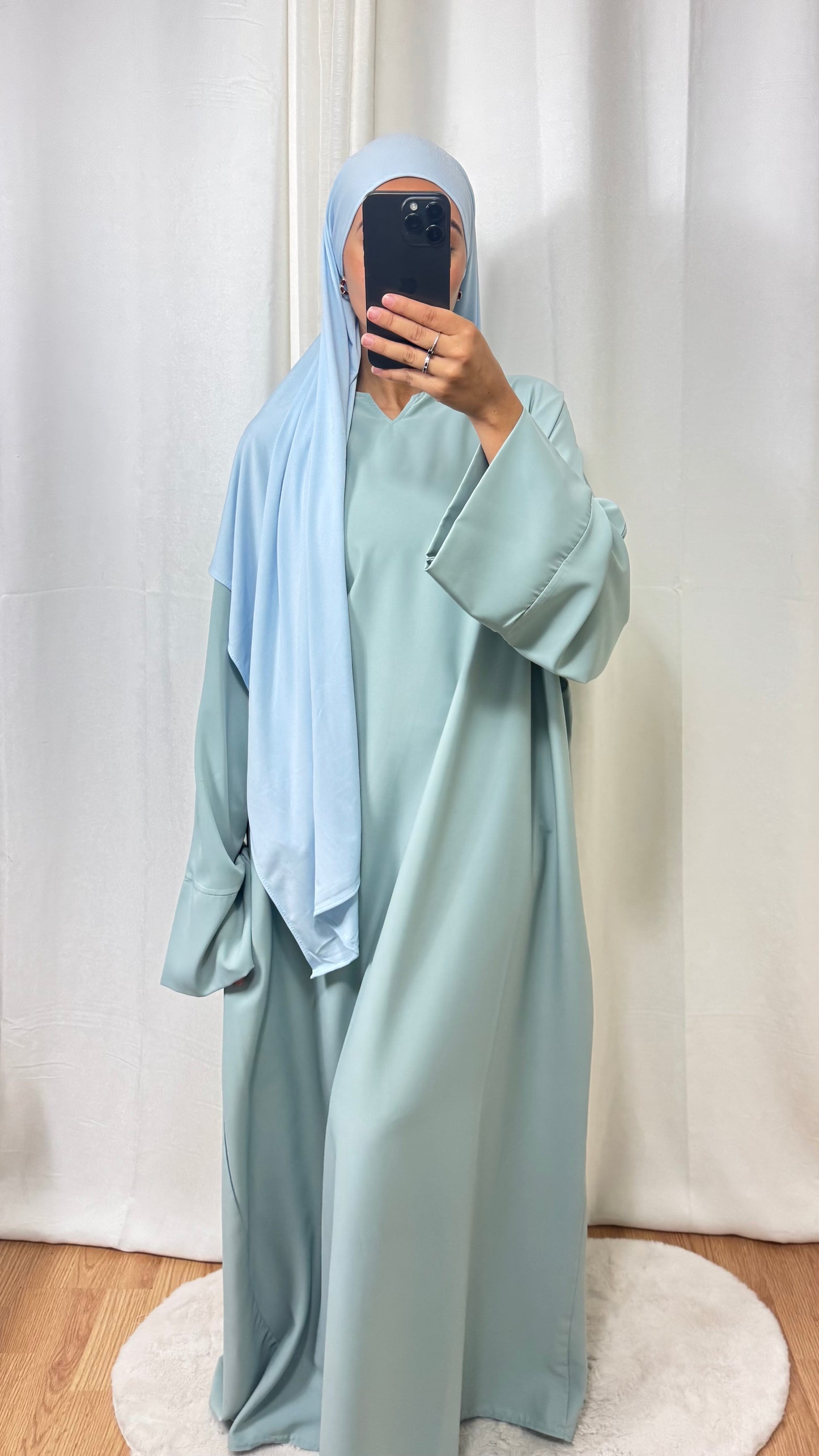 ABAYA AMBREEN - VERT D’EAU