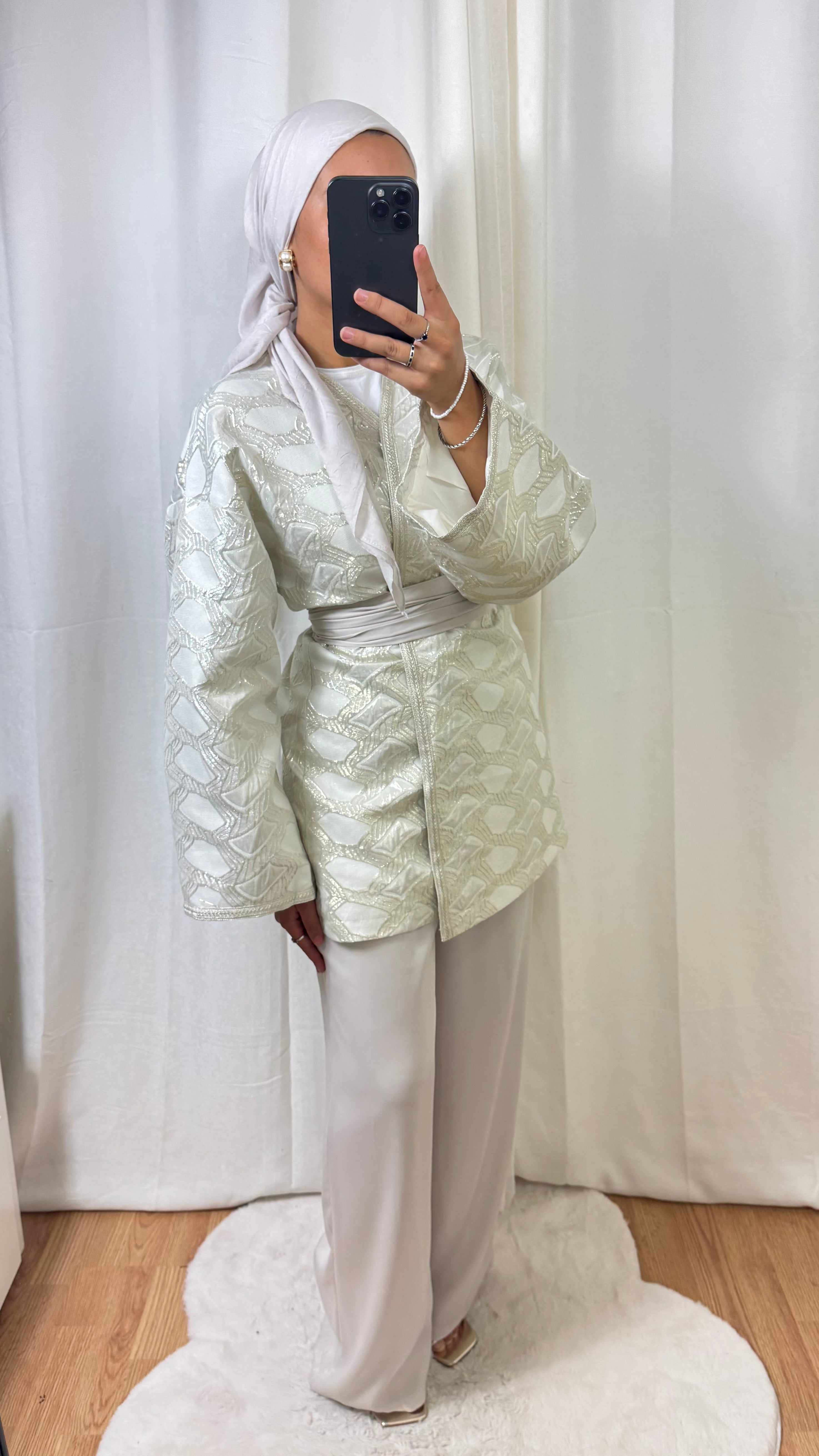 ENSEMBLE MALAK 4 PIÈCES - BEIGE