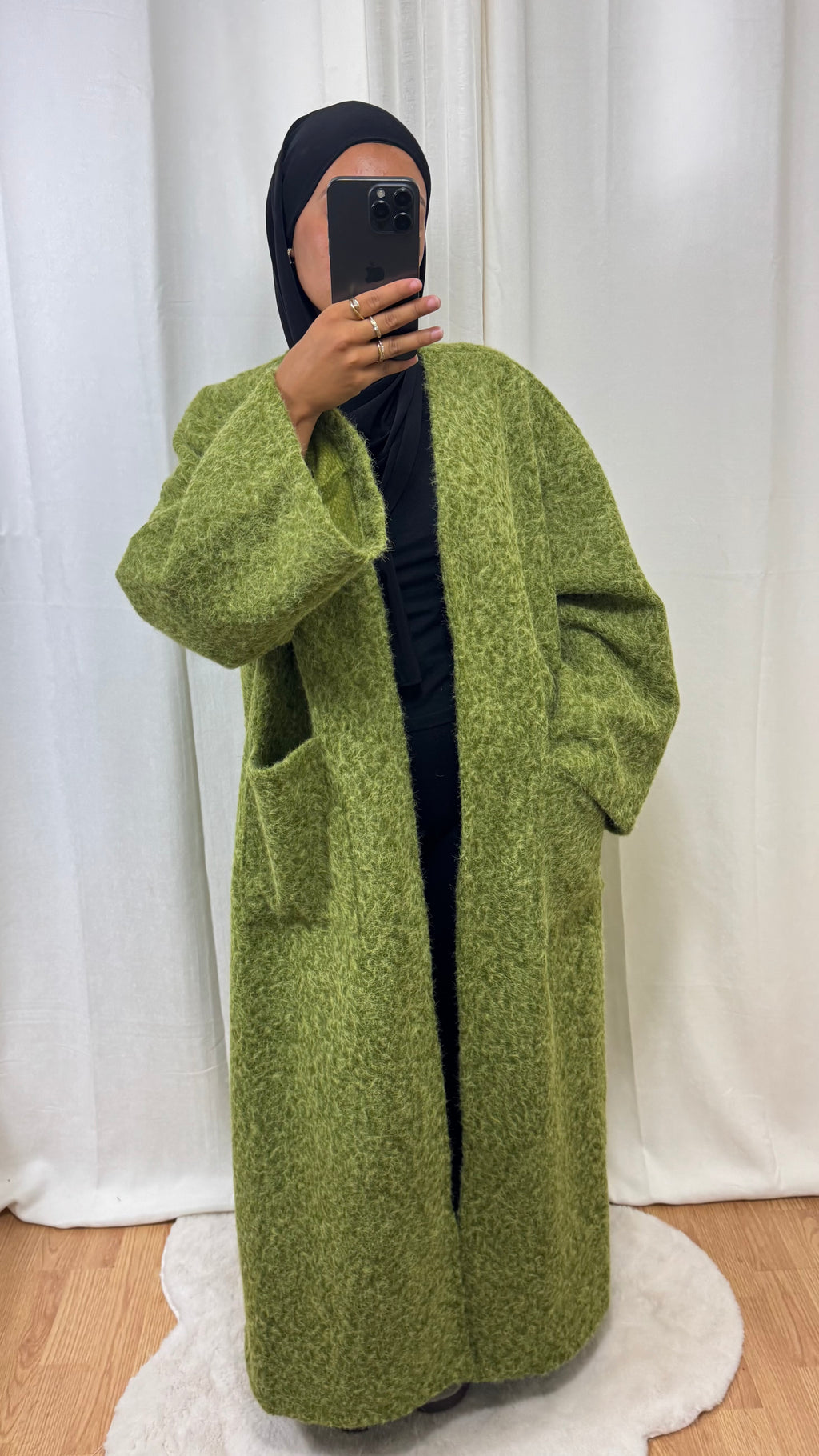 MANTEAU ANNAËL - OLIVE