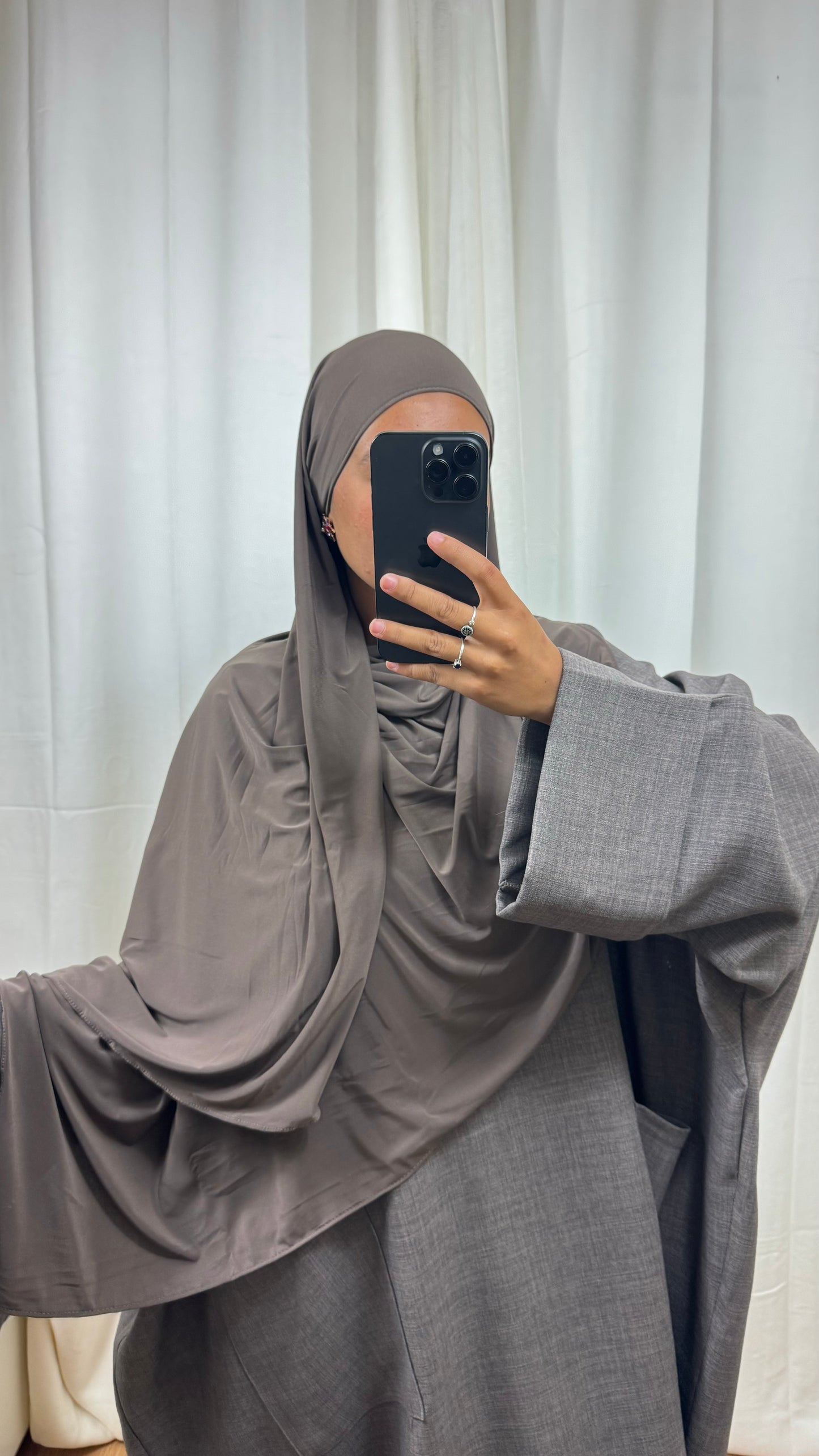 HIJAB JERSEY PREMIUM - TAUPE