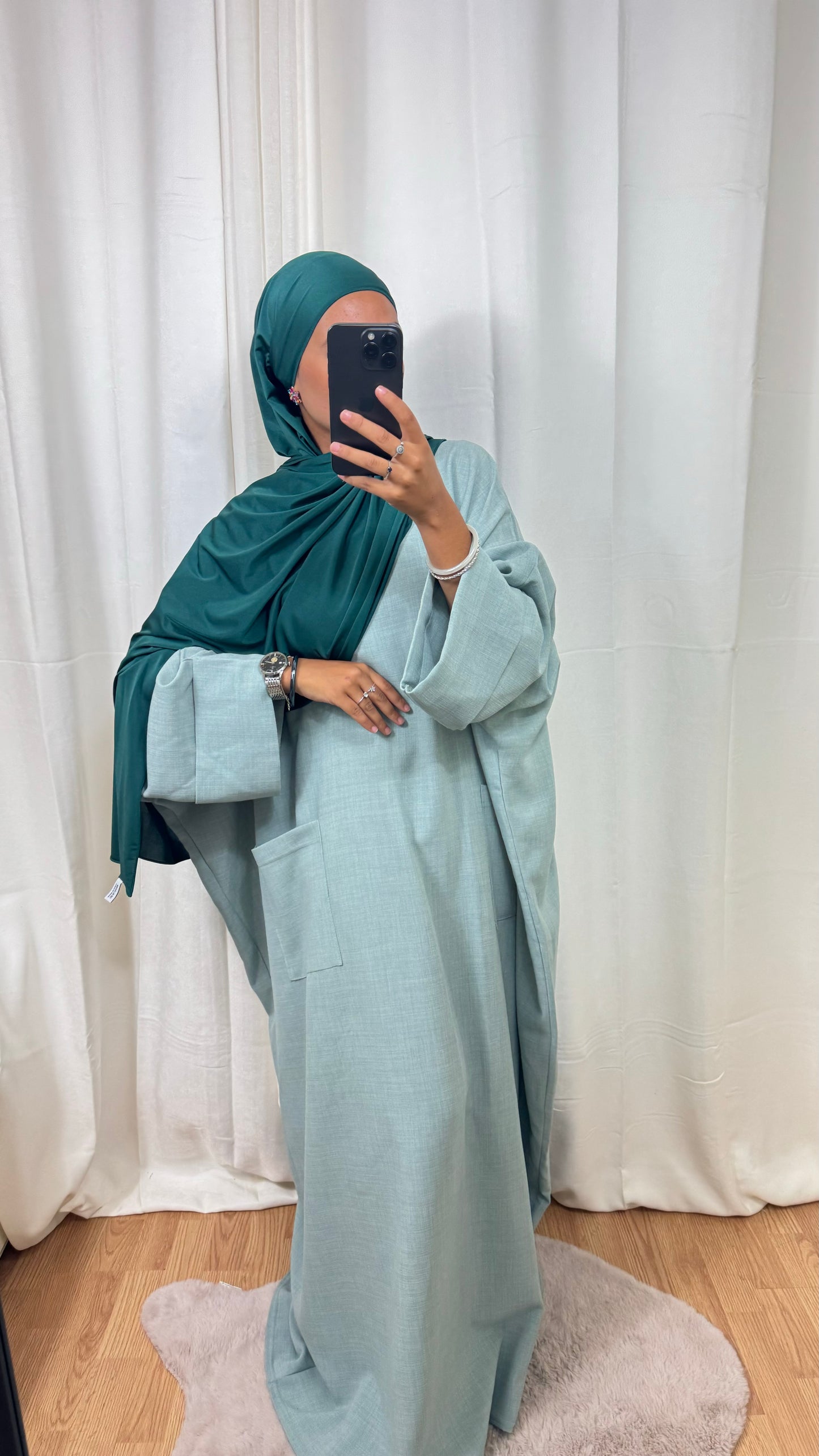 ABAYA AMBRE - VERT D’EAU