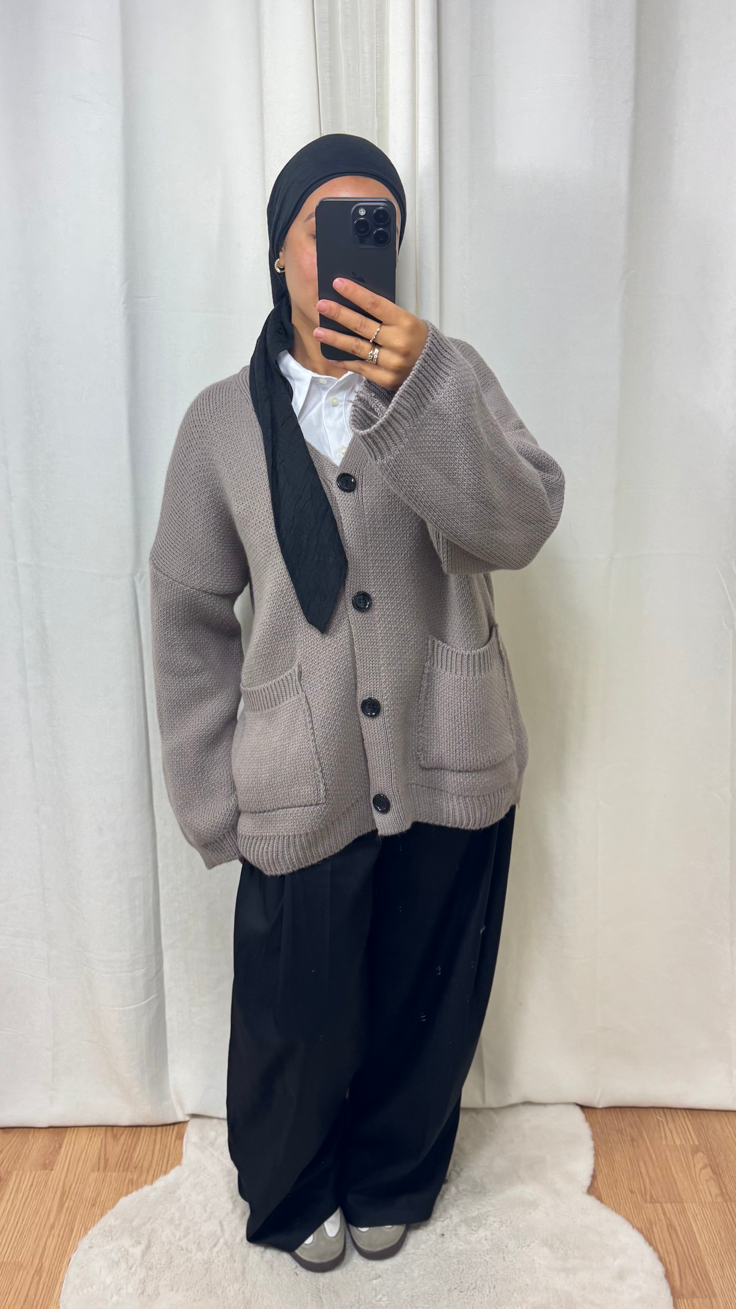 CARDIGAN TANINA - TAUPE