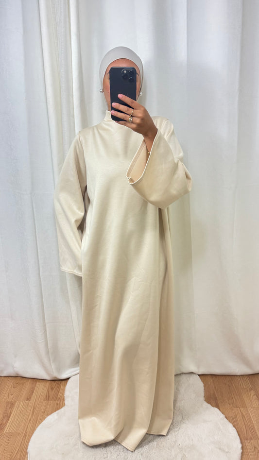 ABAYA HIVER - BEIGE