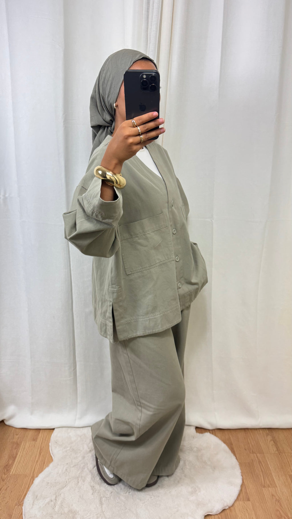 ENSEMBLE AUTOMNE - KAKI CLAIR