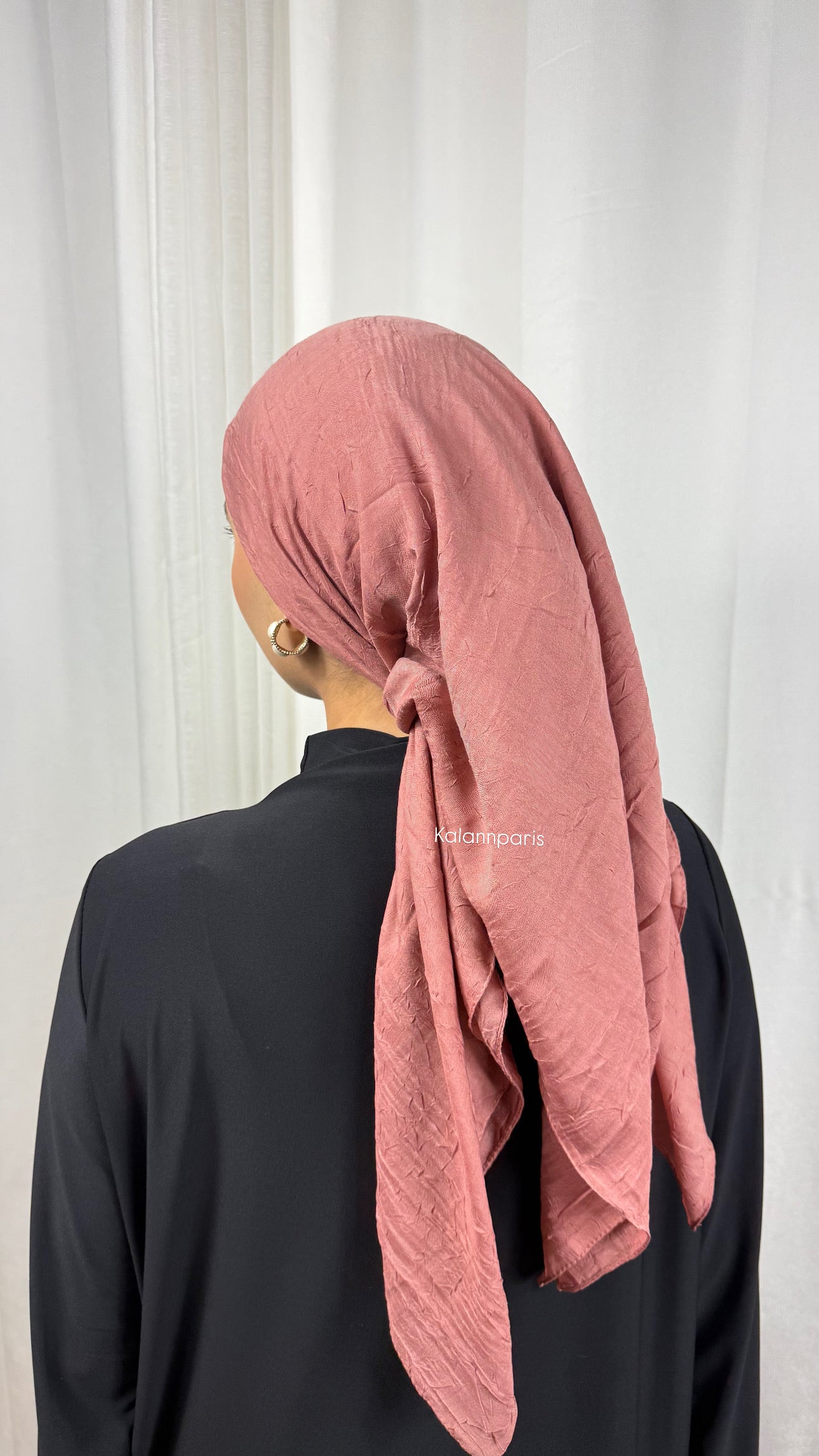 CARRÉ COTON BAMBOO - TERRACOTA