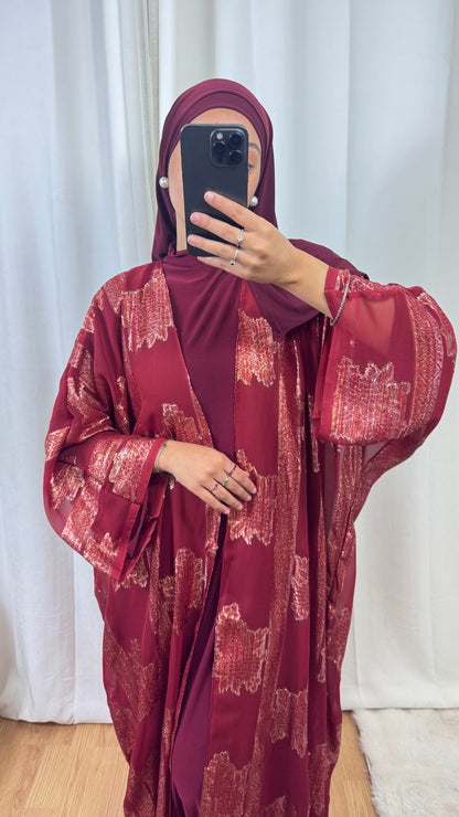 KIMONO EDENN CRÉATION - BORDEAUX