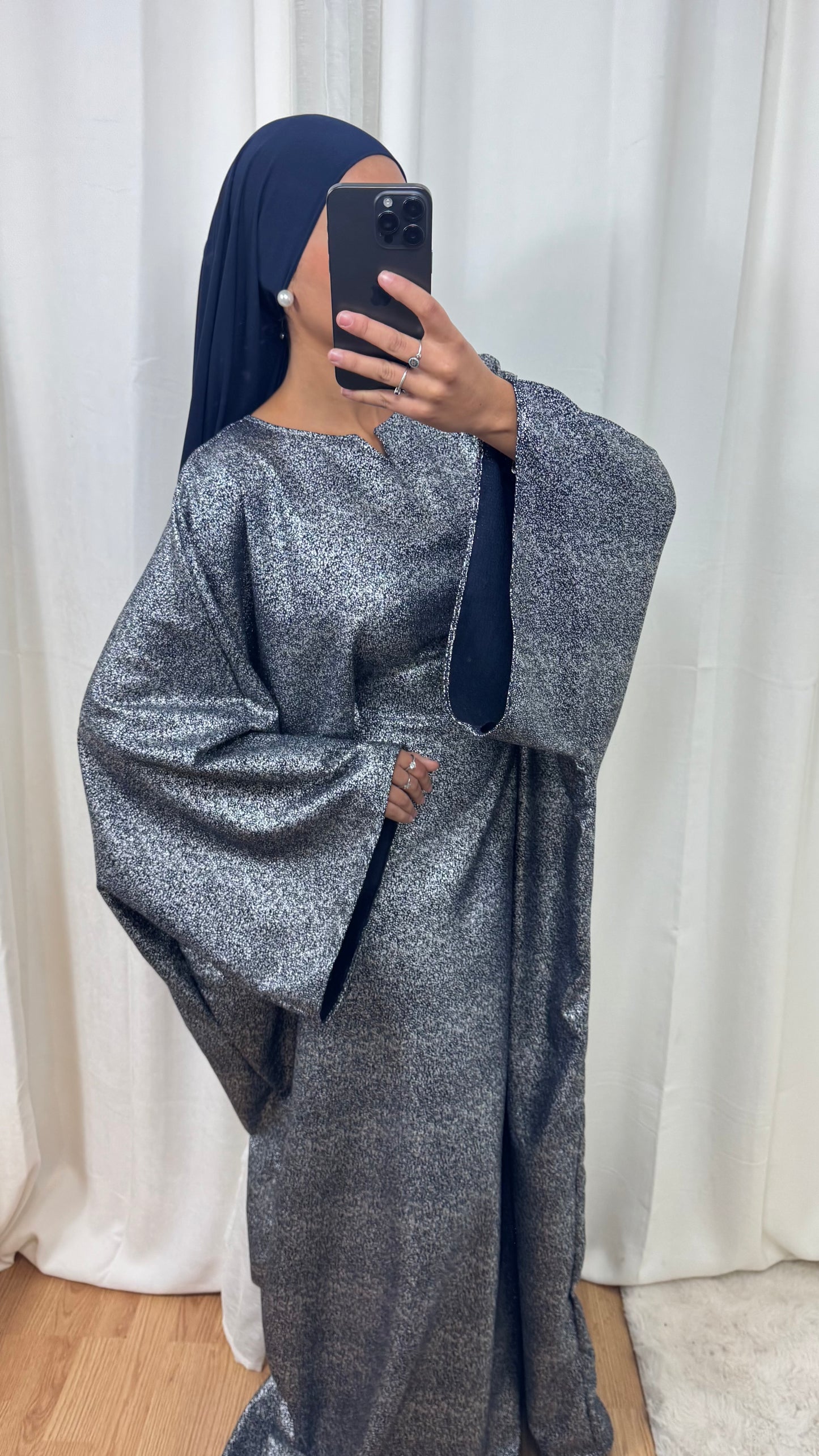 ROBE NOUR - NAVY BLUE