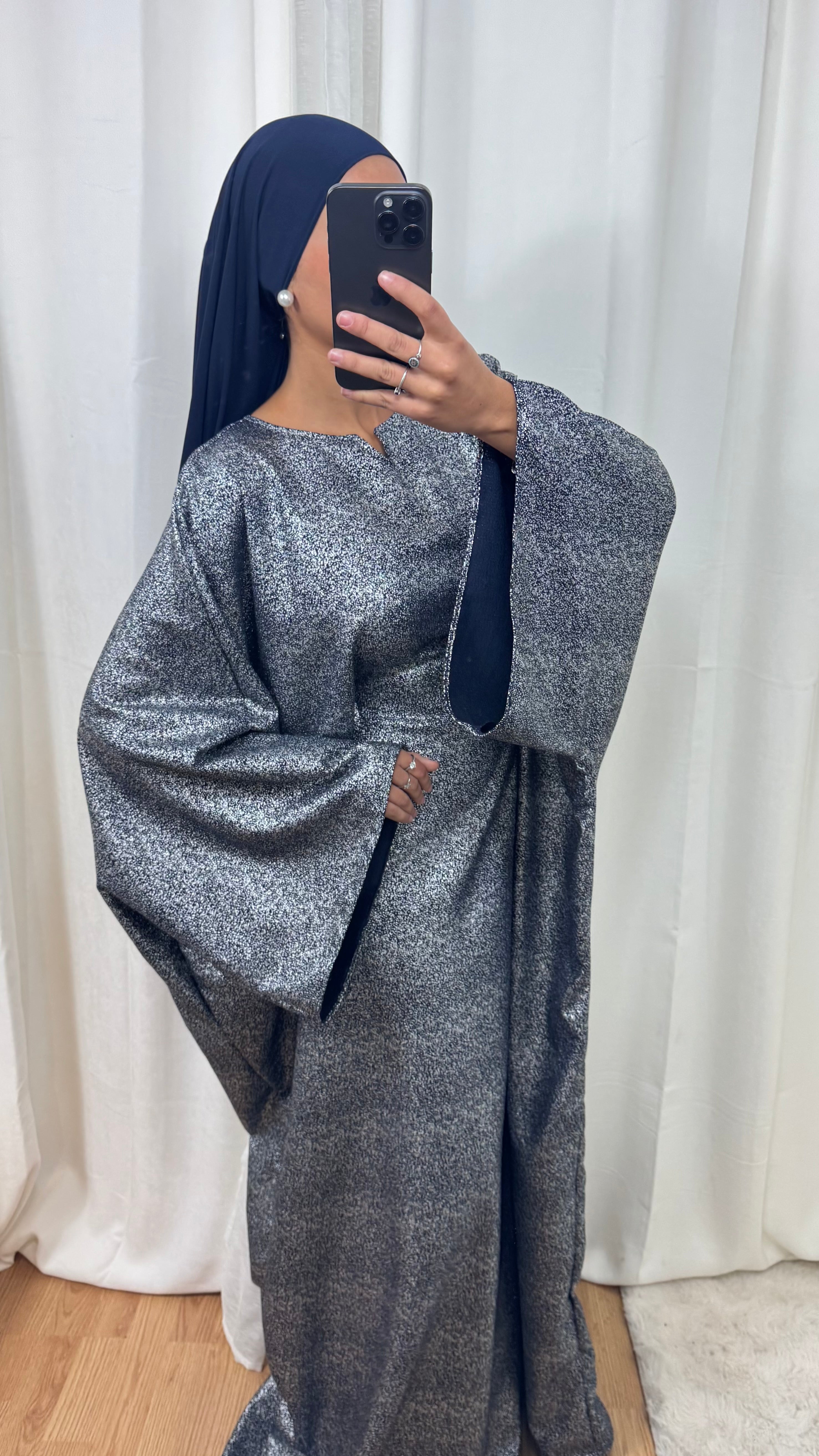 ROBE NOUR CRÉATION - NAVY BLUE
