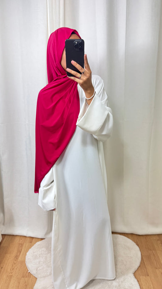 ABAYA AMBREEN - BLANC