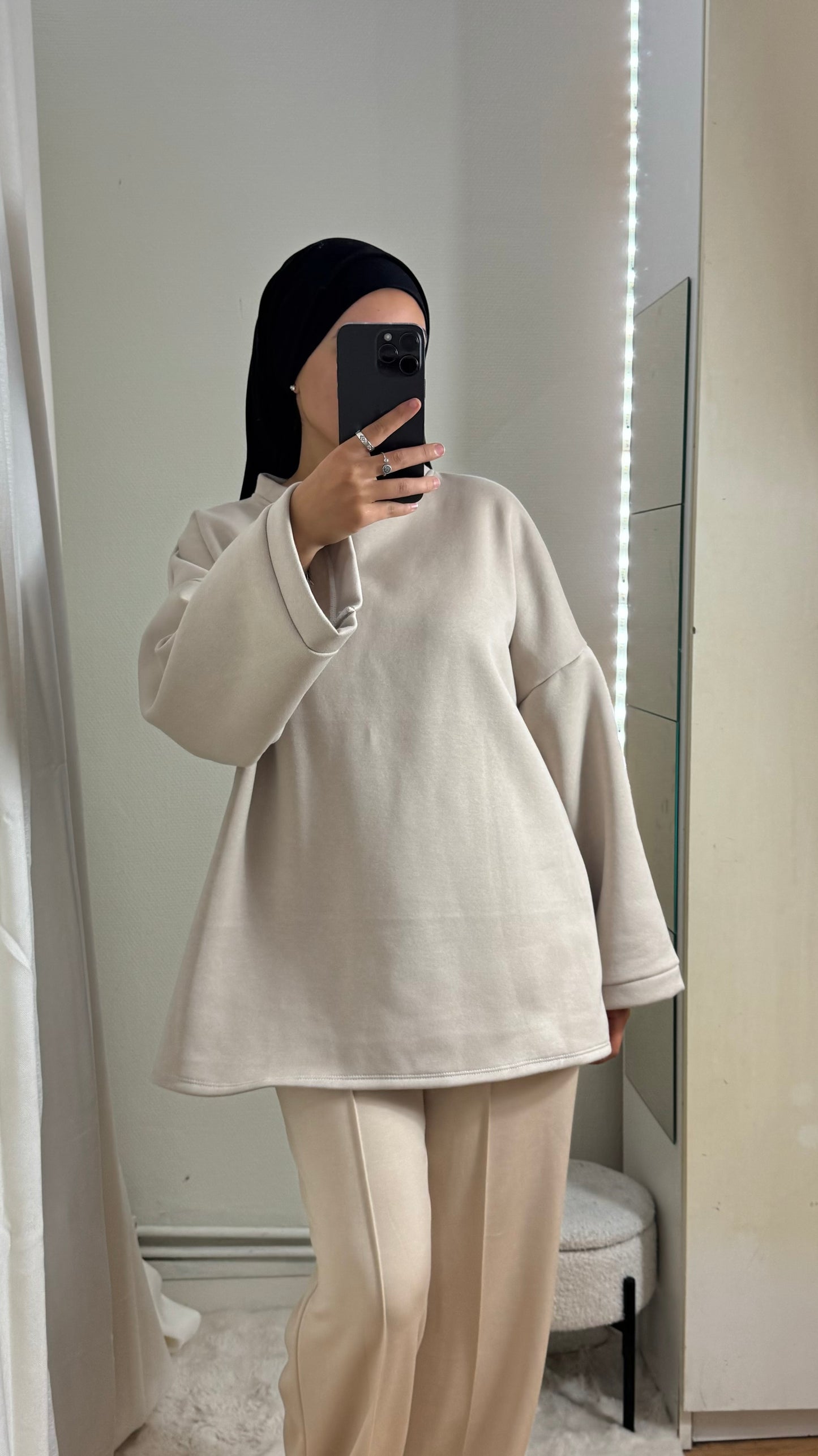 PULL SWEAT - BEIGE