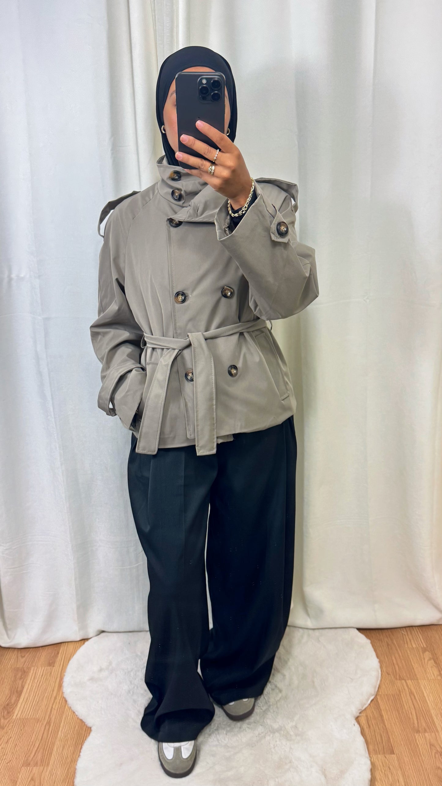 TRENCH COURT - TAUPE