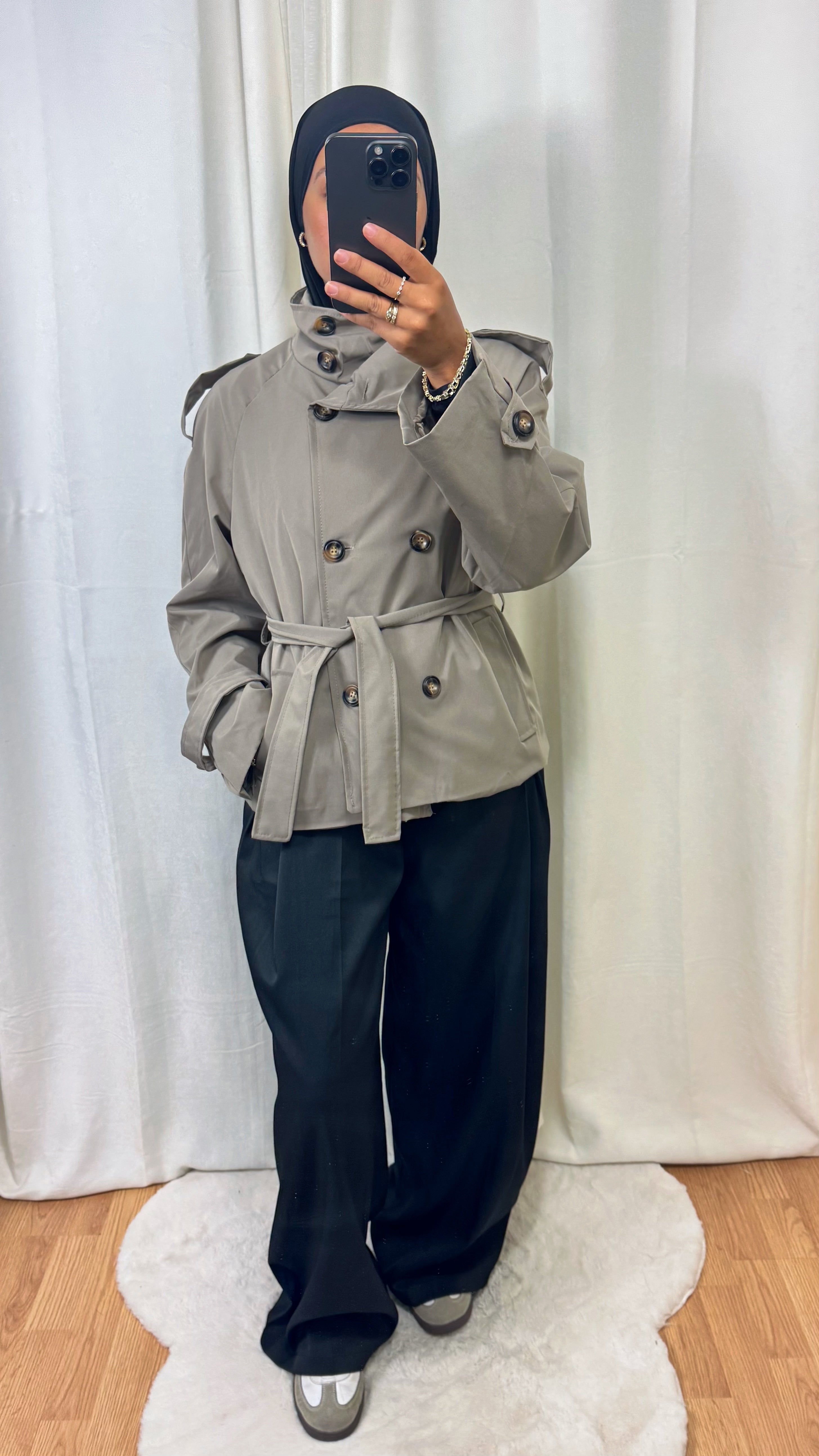 TRENCH COURT - TAUPE