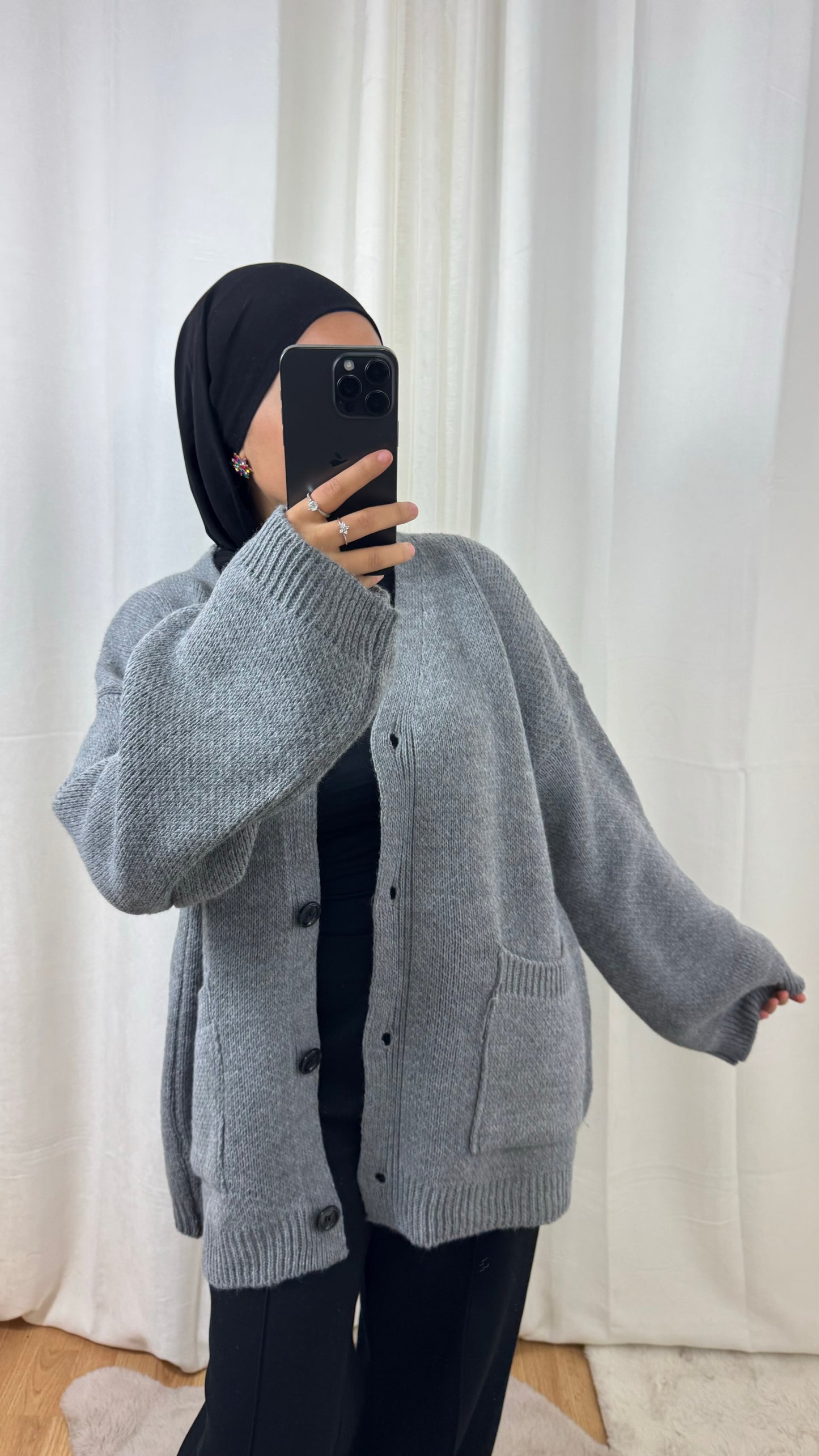 CARDIGAN TANINA - GRIS