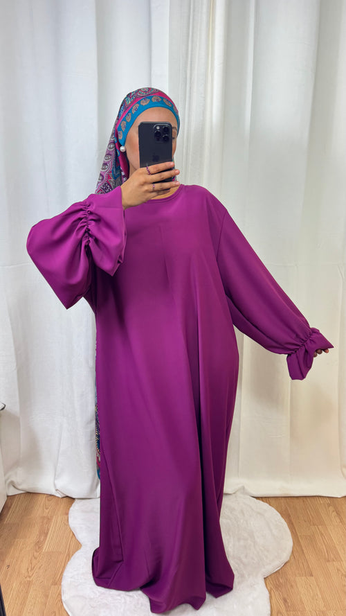 ABAYA ALBA - ROSE FUSHIA