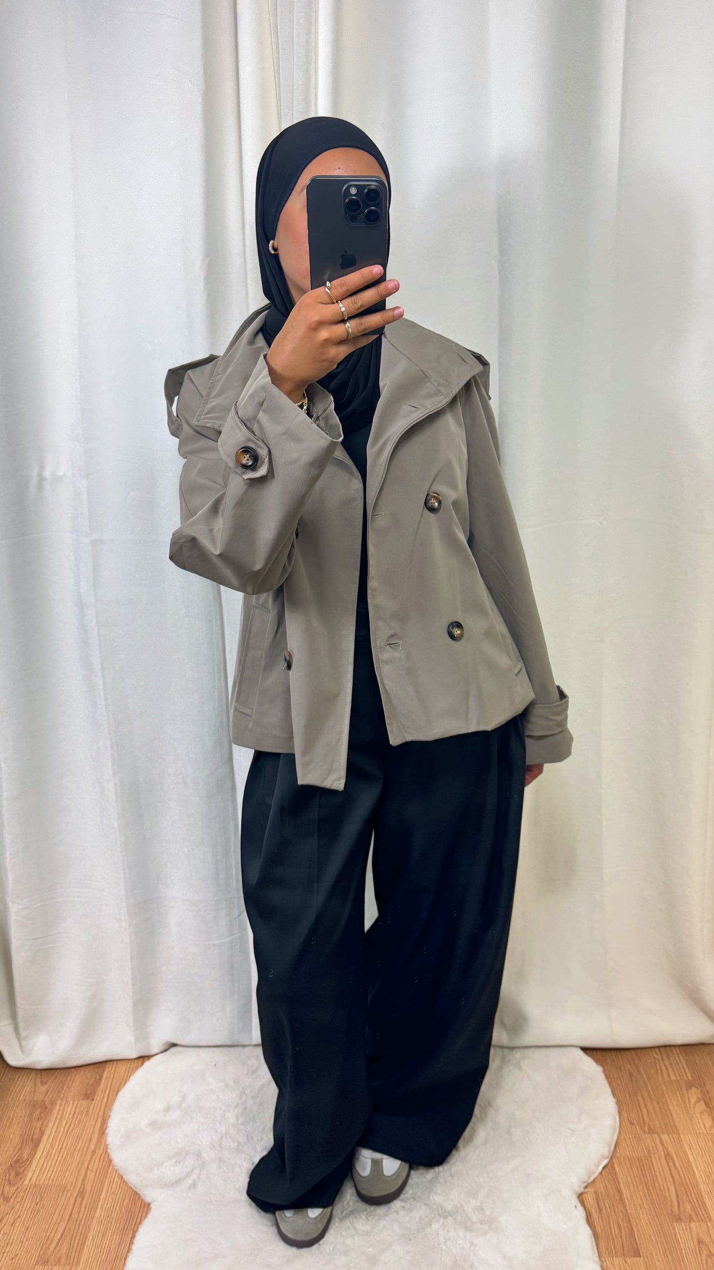 TRENCH COURT - TAUPE