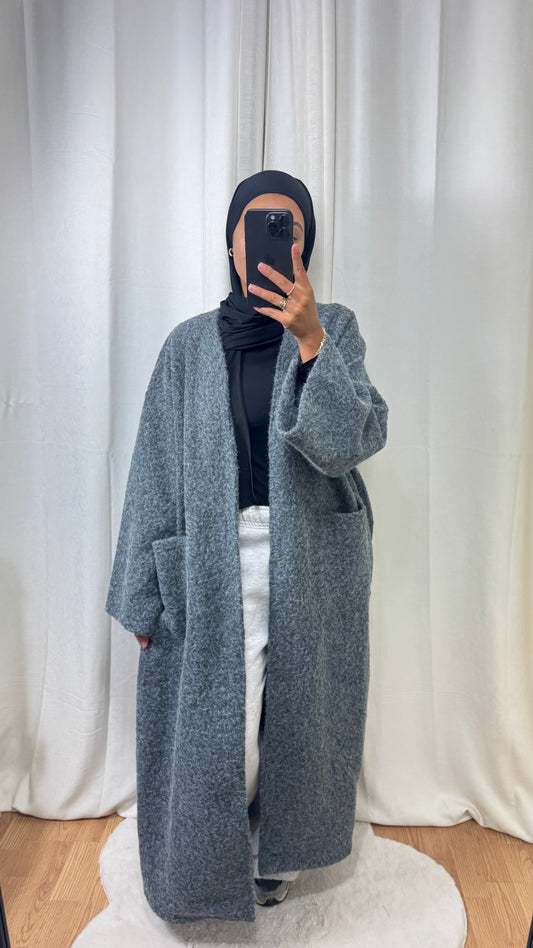MANTEAU ANNAËL - GRIS