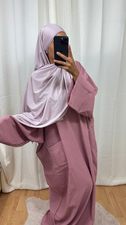 ABAYA AMBRE - ROSE