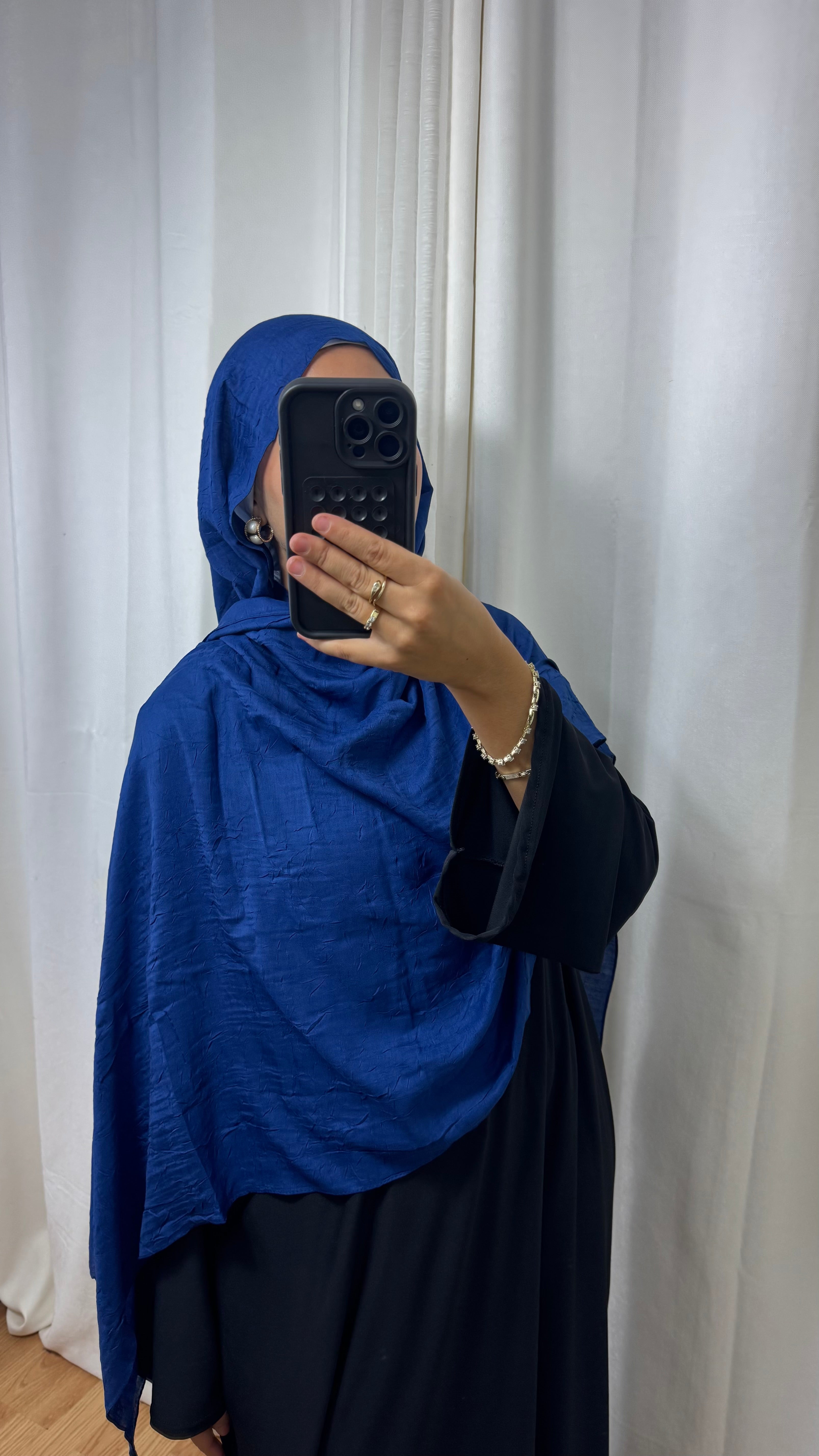 HIJAB COTON BAMBOO - BLEU MARINE