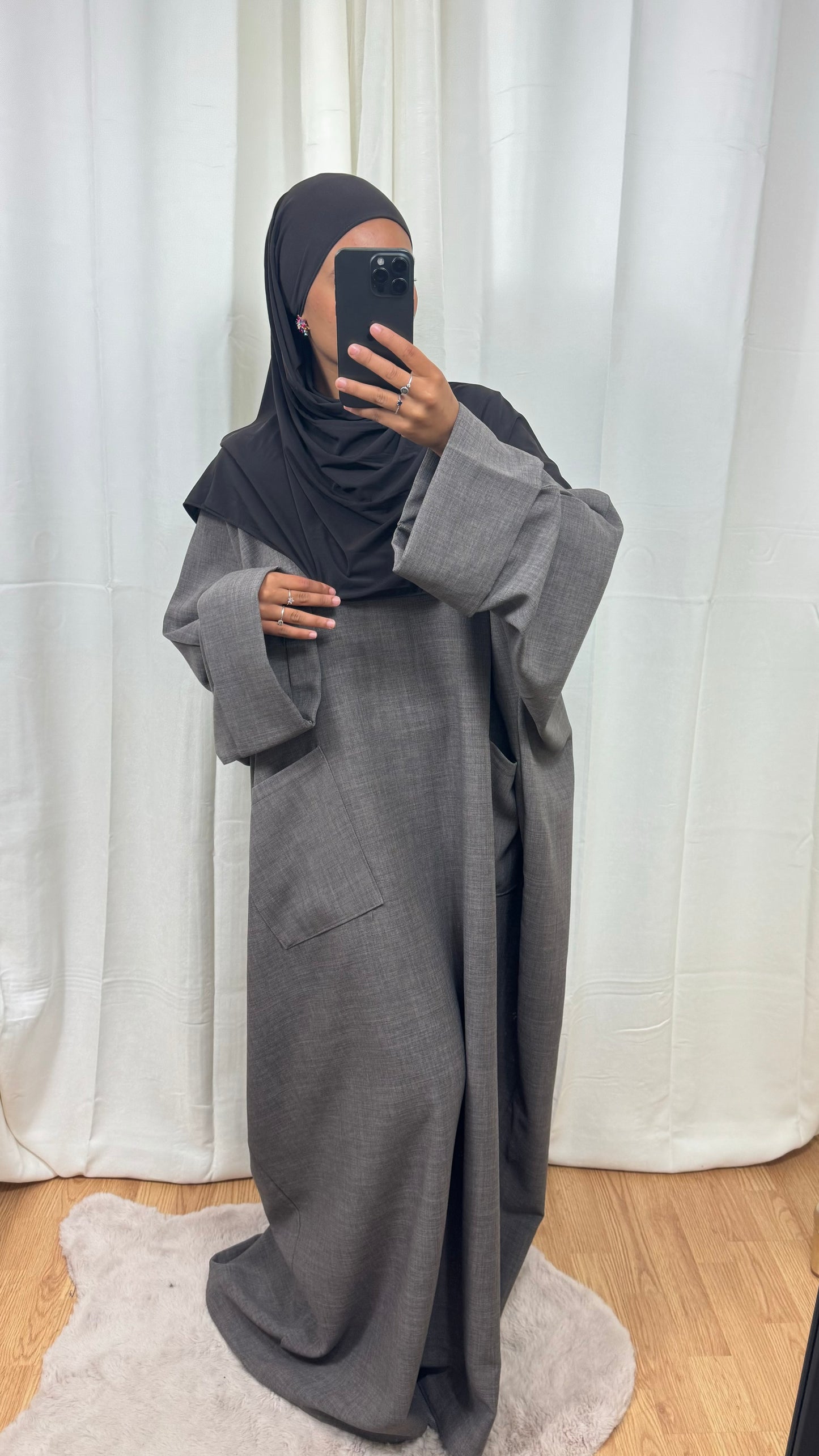 ABAYA AMBRE - TAUPE