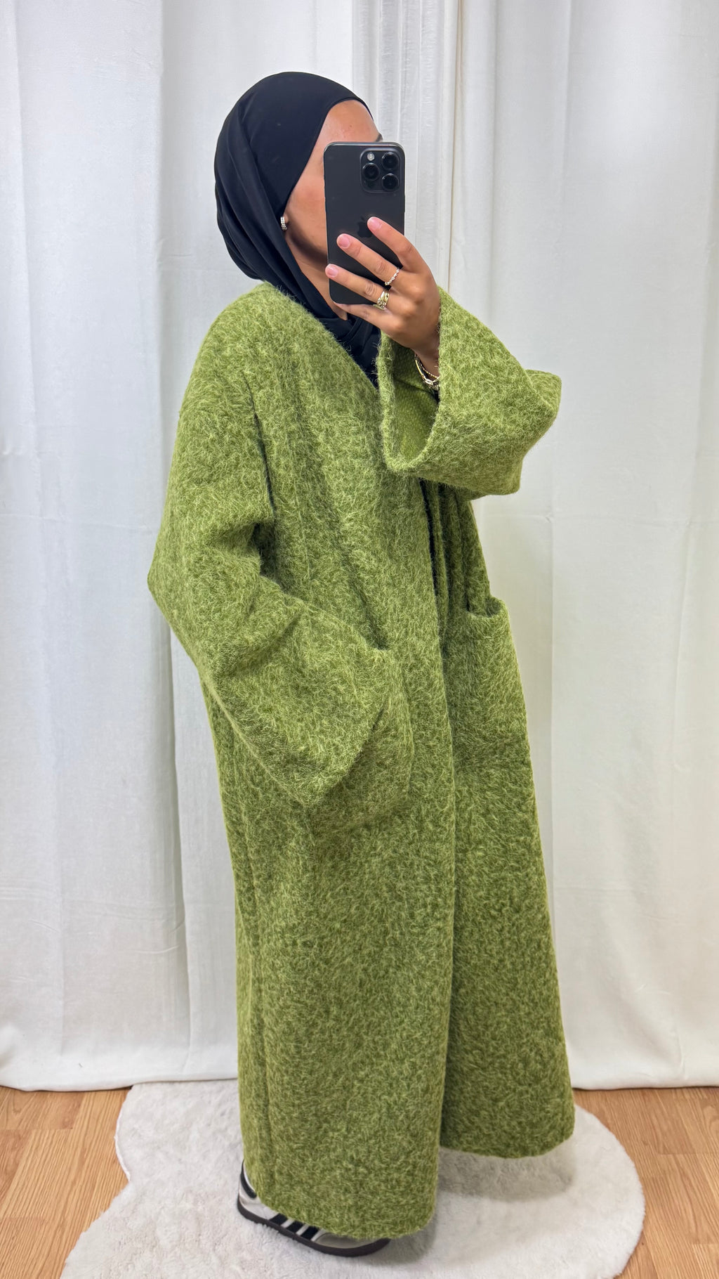MANTEAU ANNAËL - OLIVE