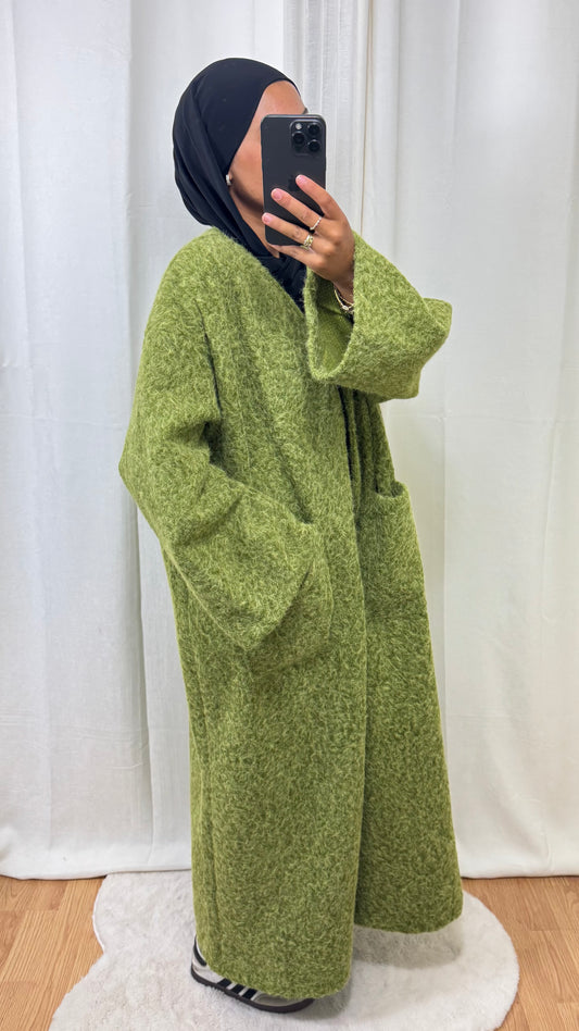 MANTEAU ANNAËL - OLIVE